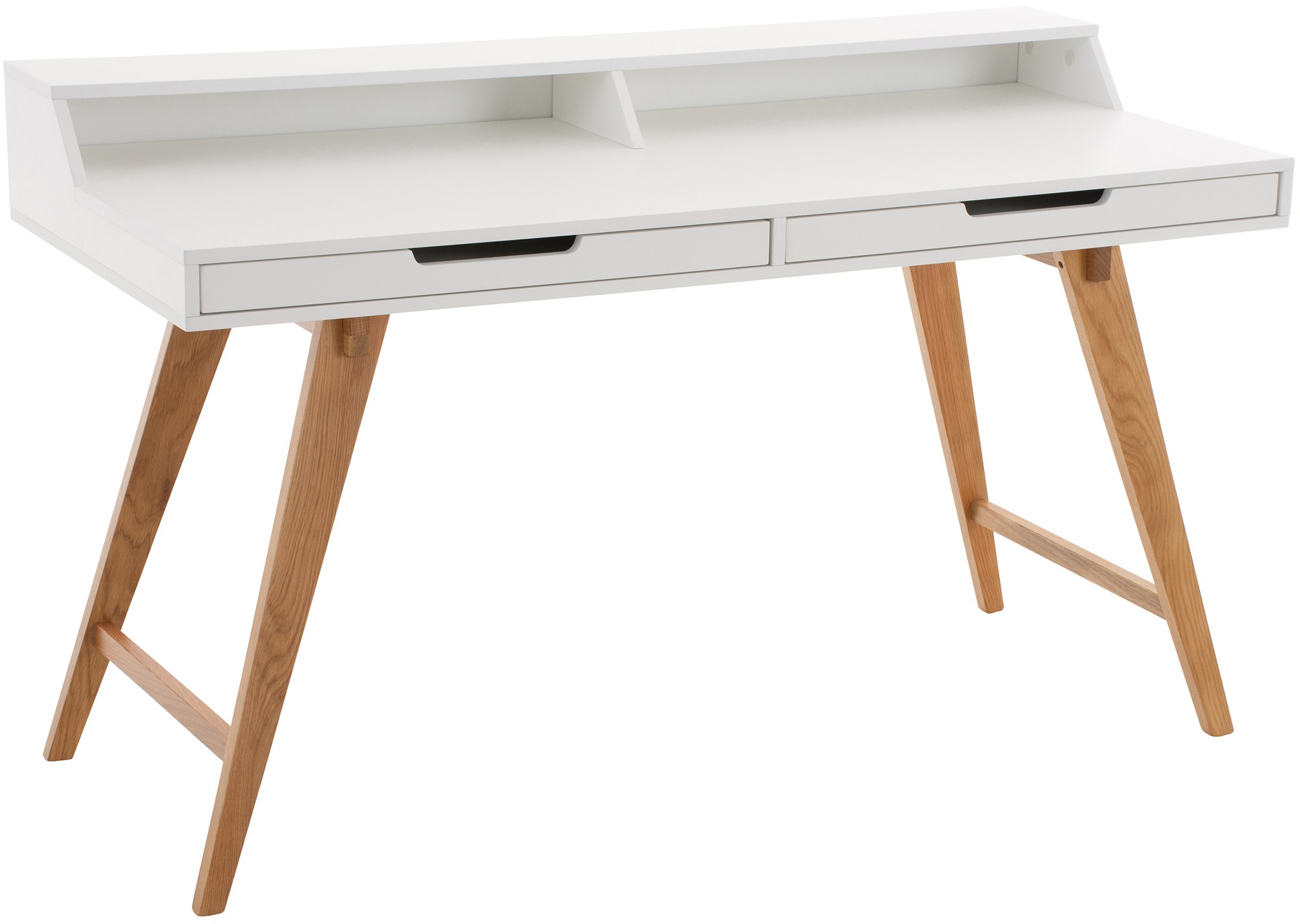 Schreibtisch Eaton 110 cm weiß 140 cm
