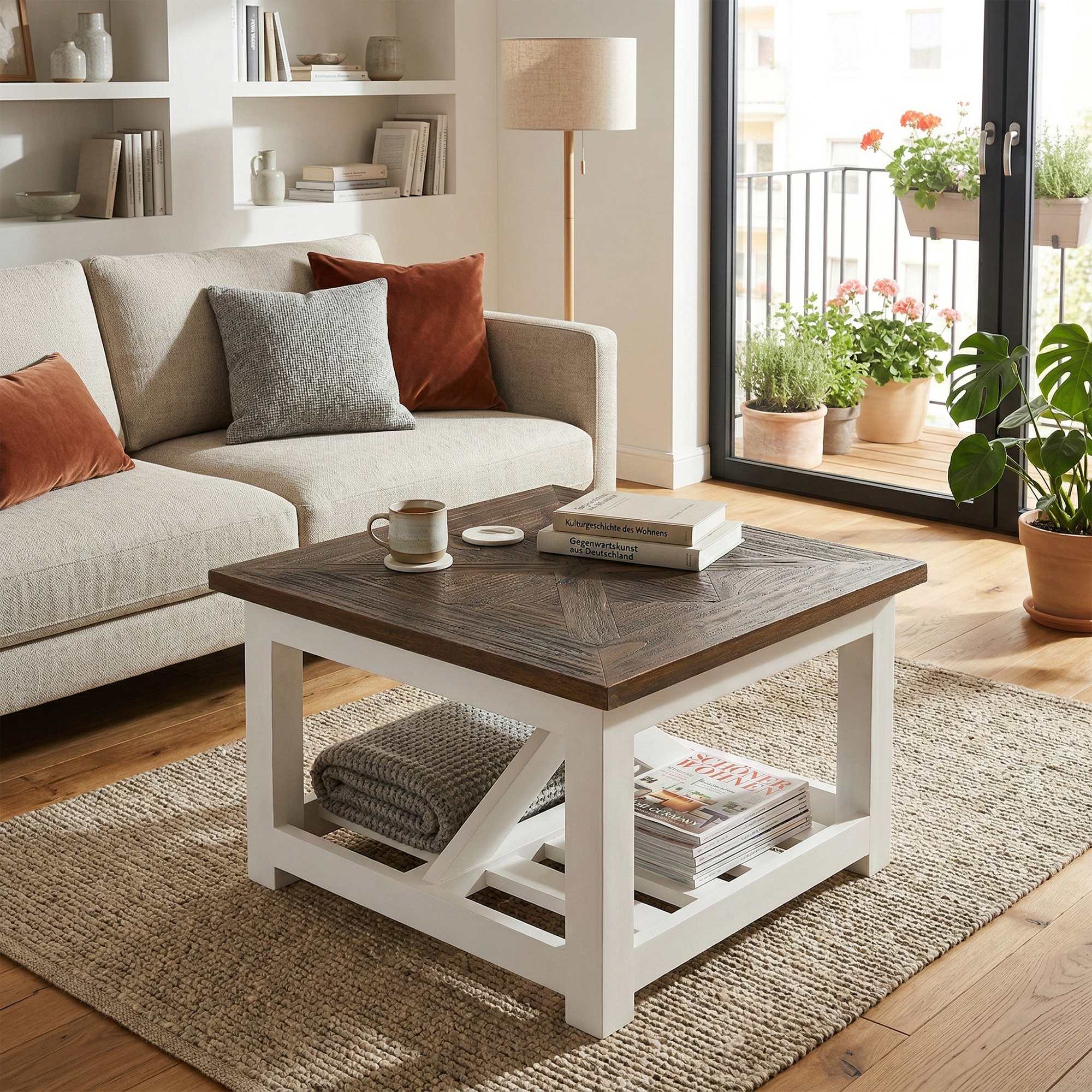 Couchtisch Bastrop braun