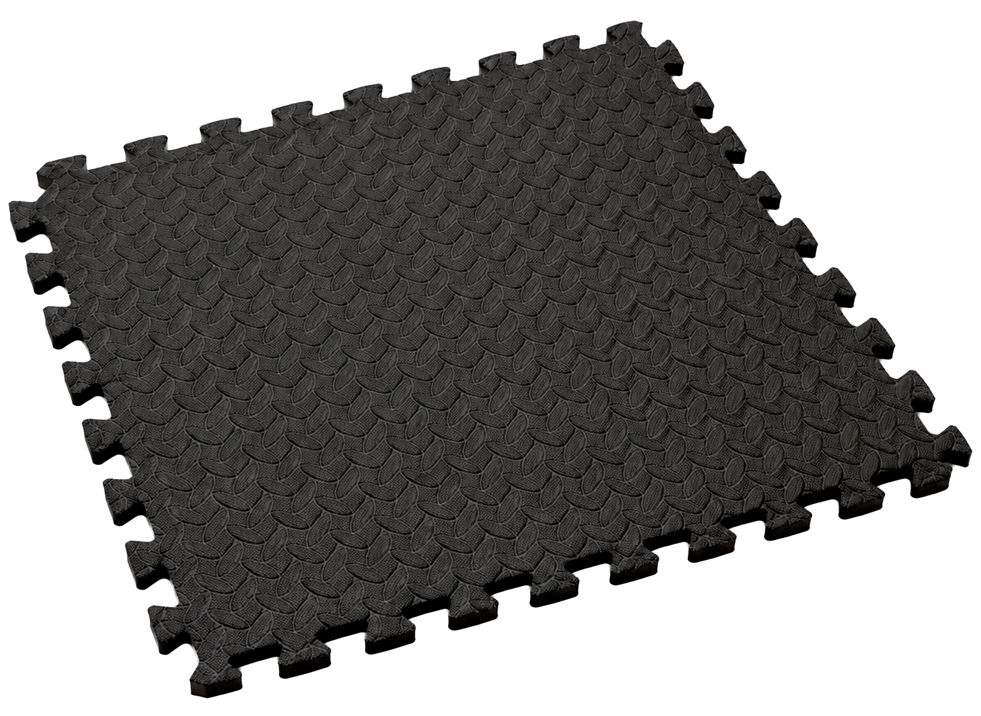 Bodenschutzmatte 61x61 cm 6er-Set schwarz