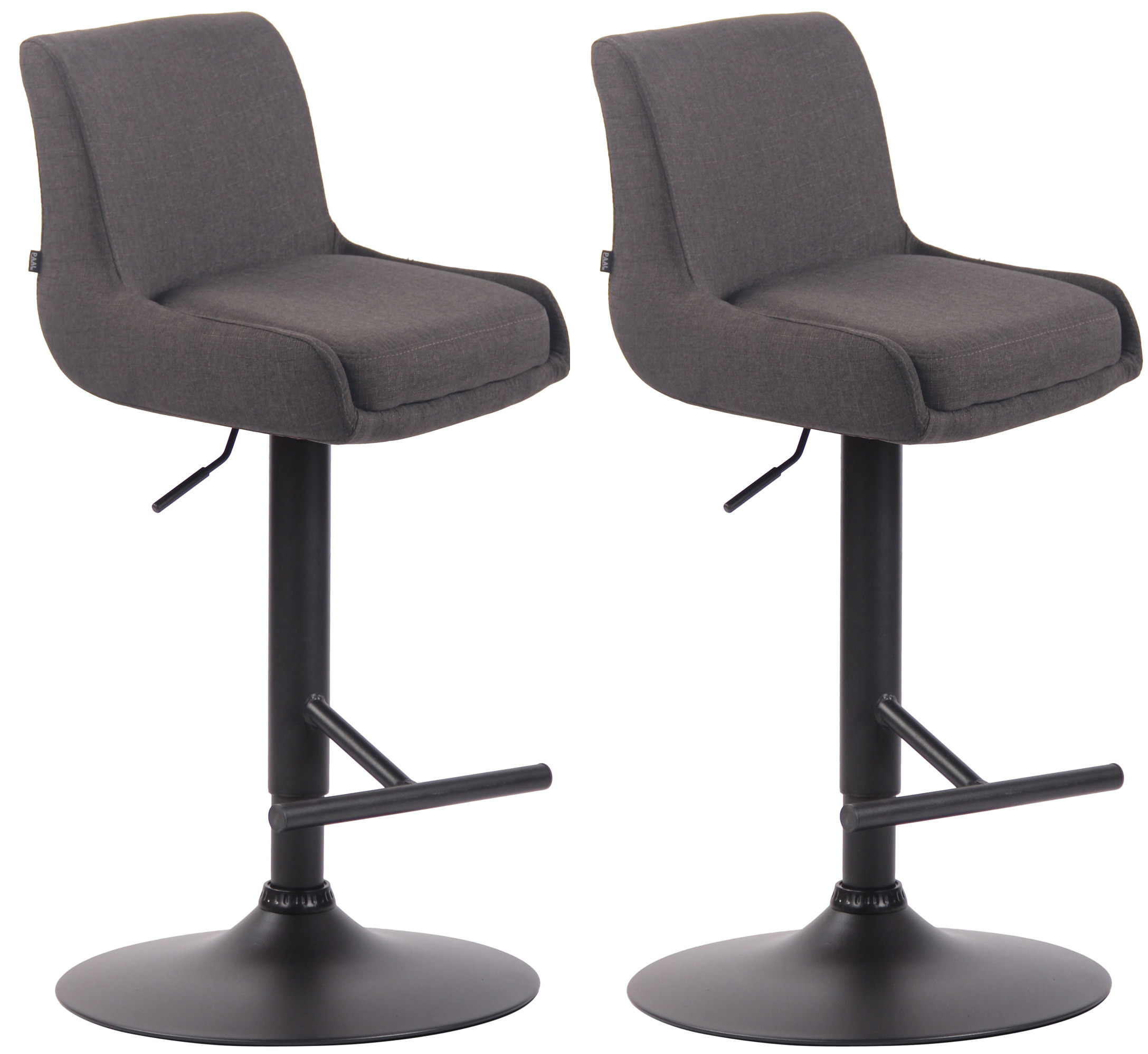 2er Set Barhocker Club Stoff