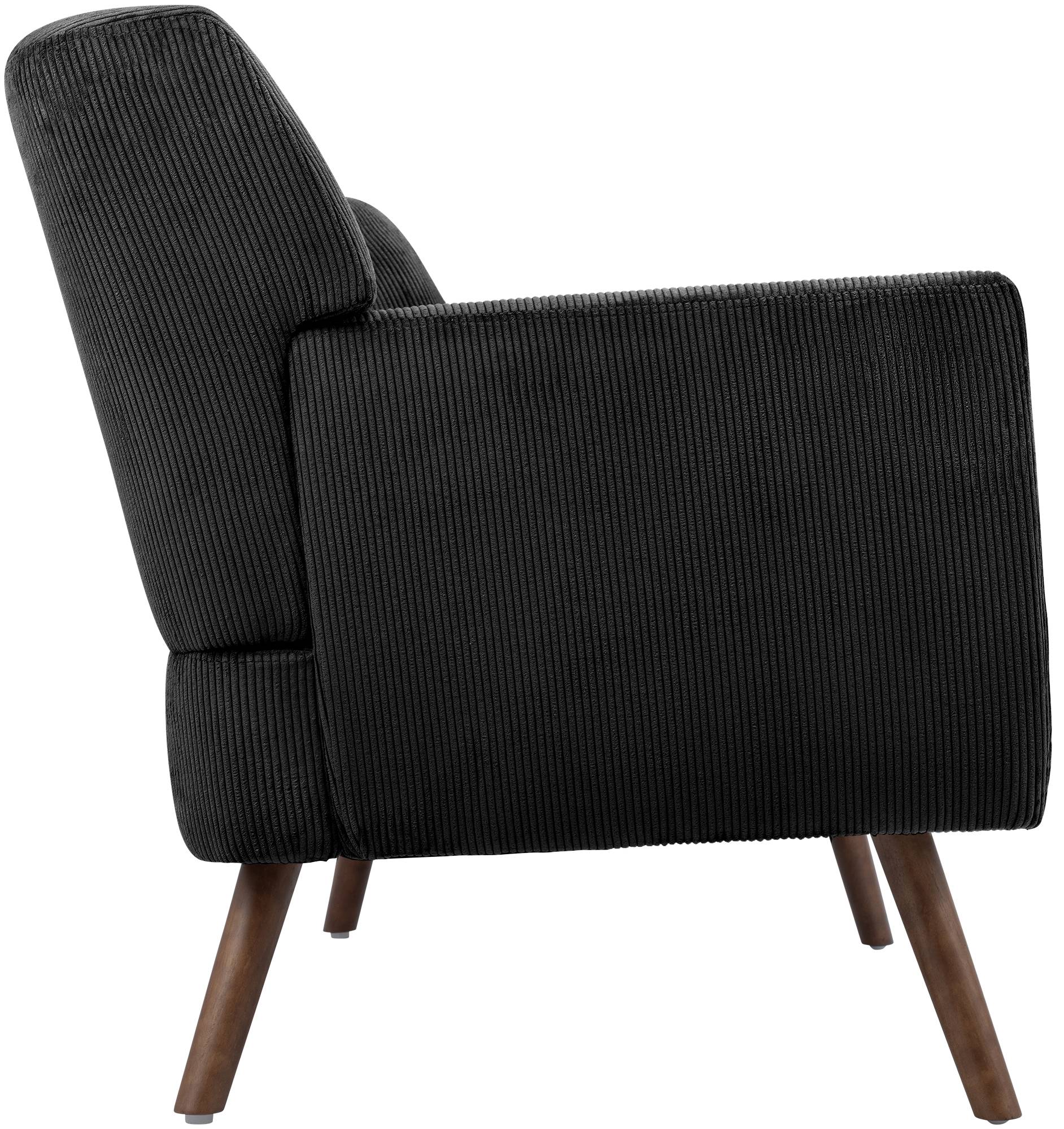 Sofa Kioni Cord schwarz