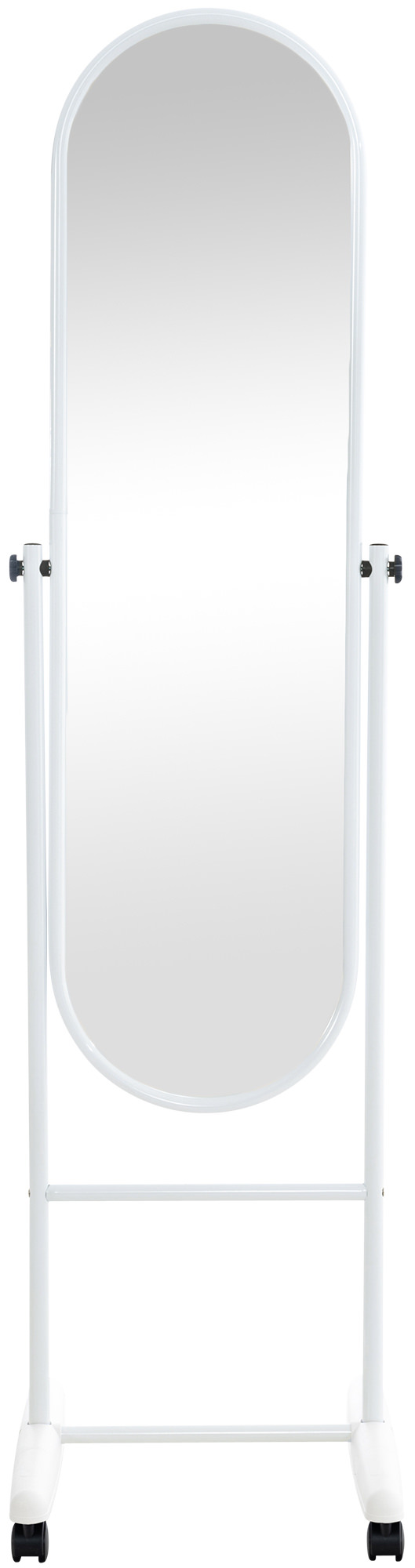 Standspiegel Nane Oval weiß