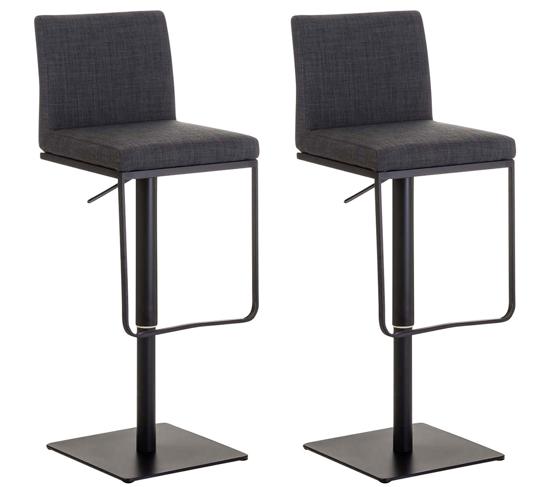 2er Set Barhocker Panama Stoffbezug