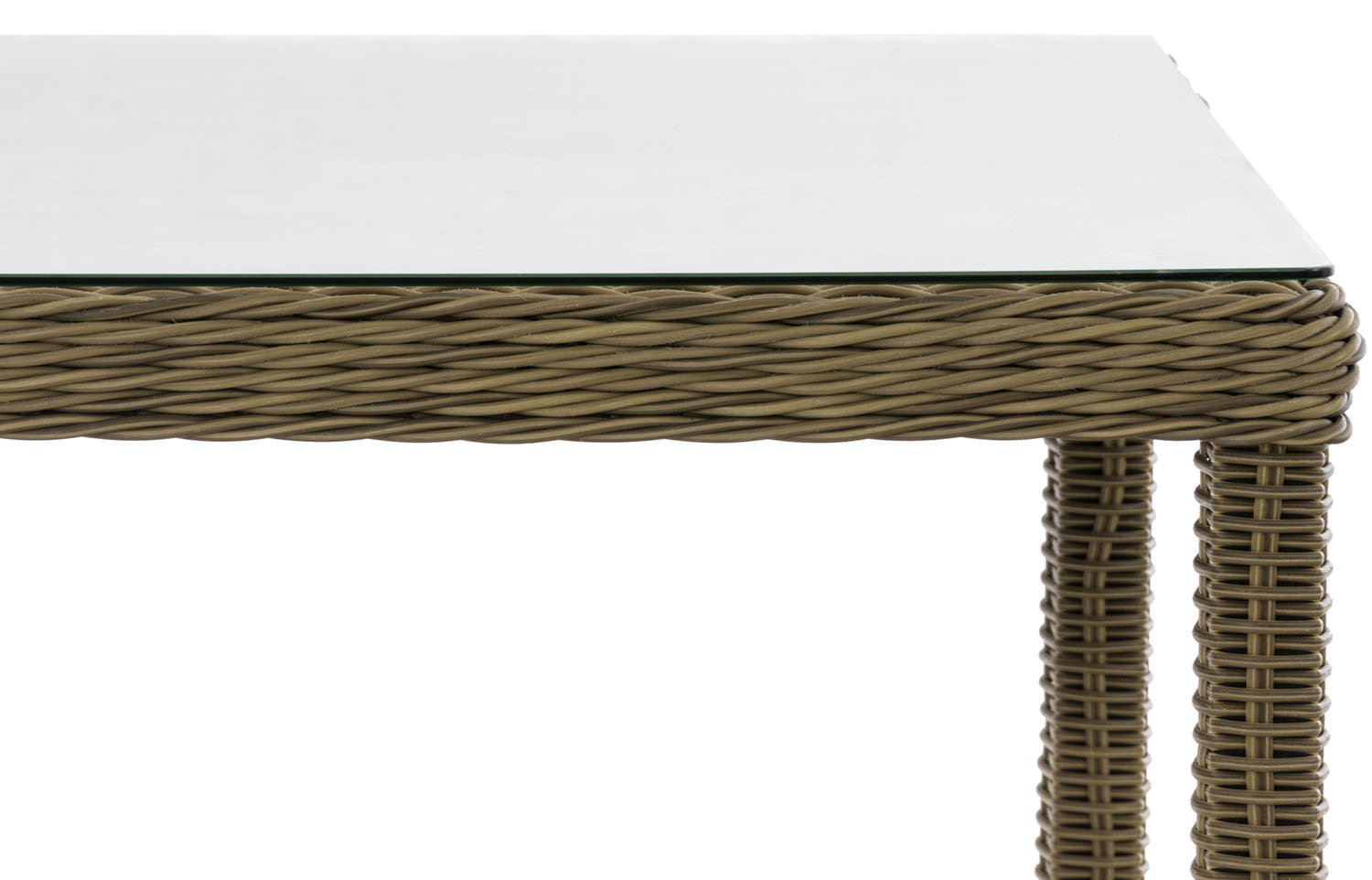 Polyrattan Tisch Alia 5mm natura
