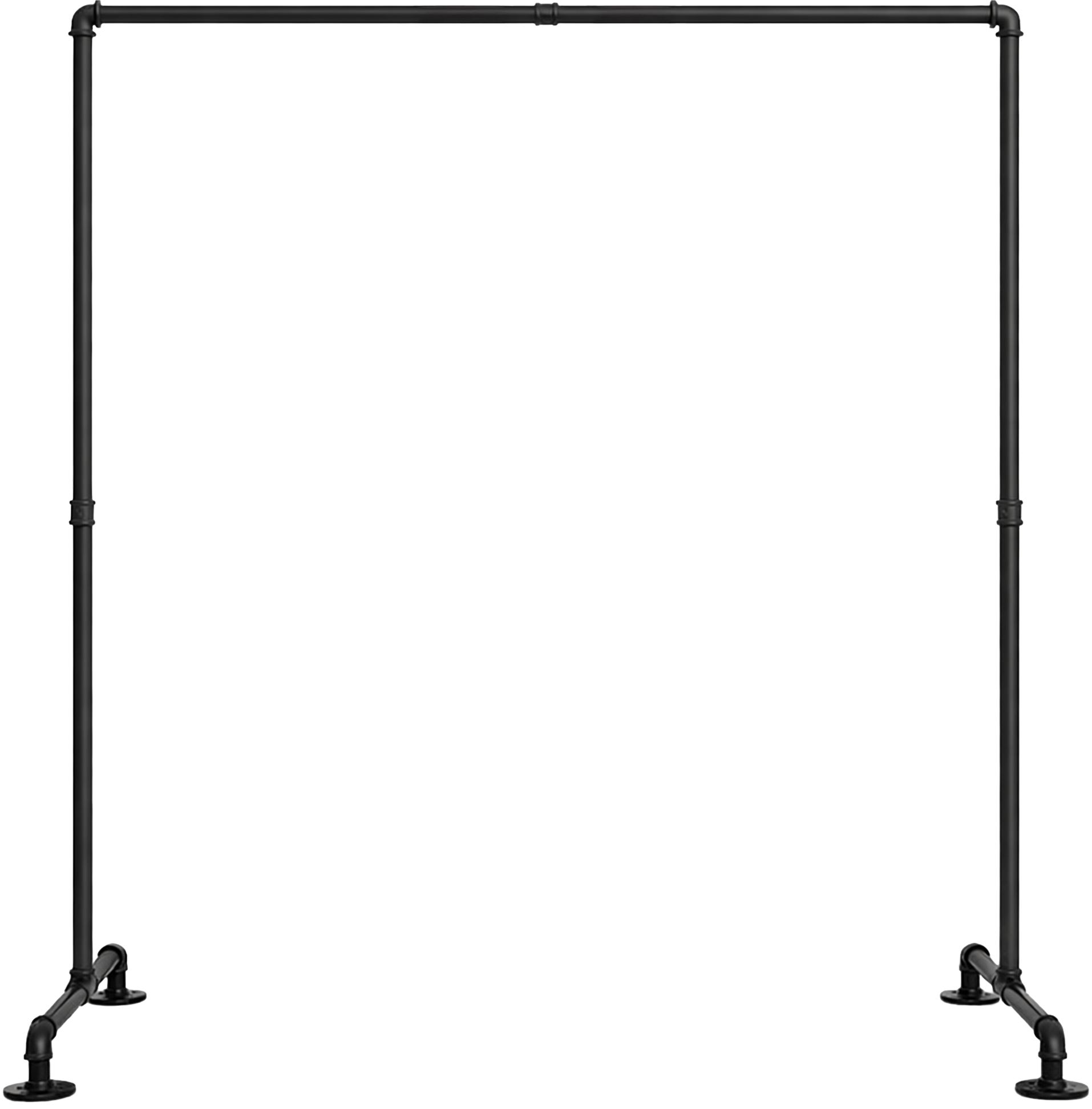 Kleiderständer Jersey schwarz 150 cm