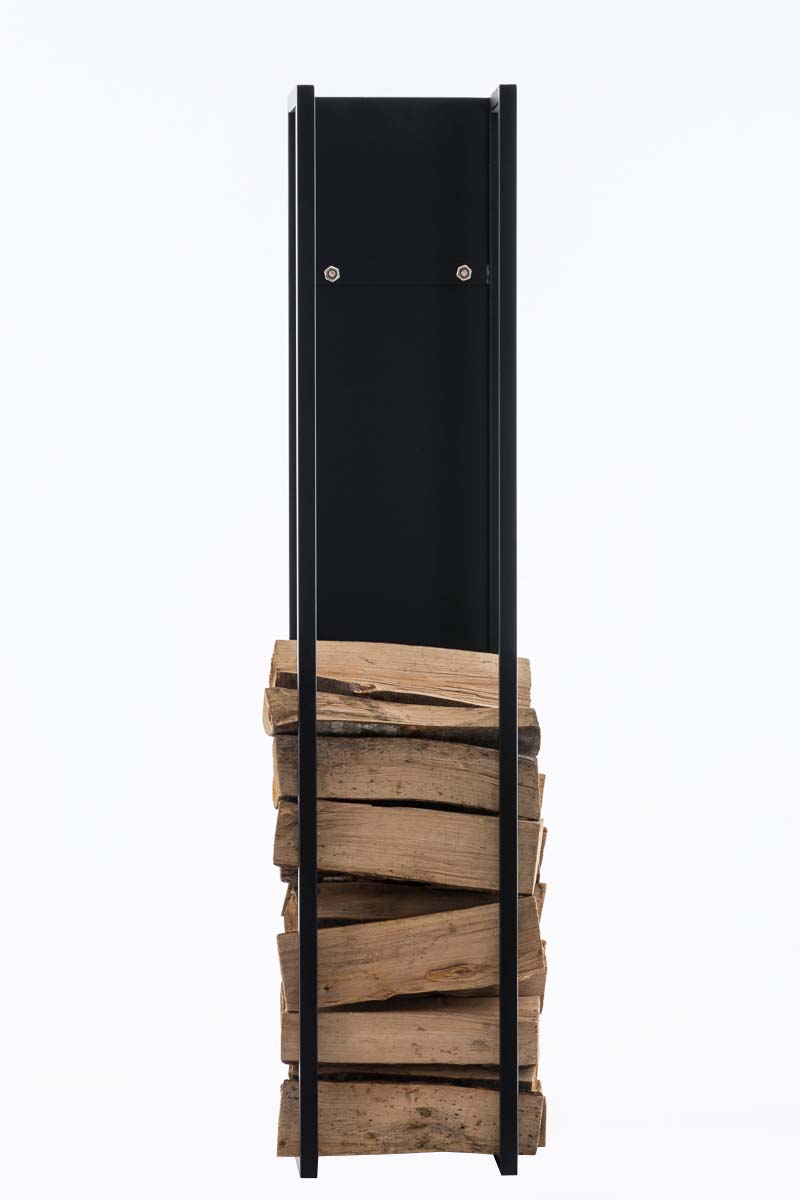 Kaminholzständer Spark schwarz-matt 120 cm