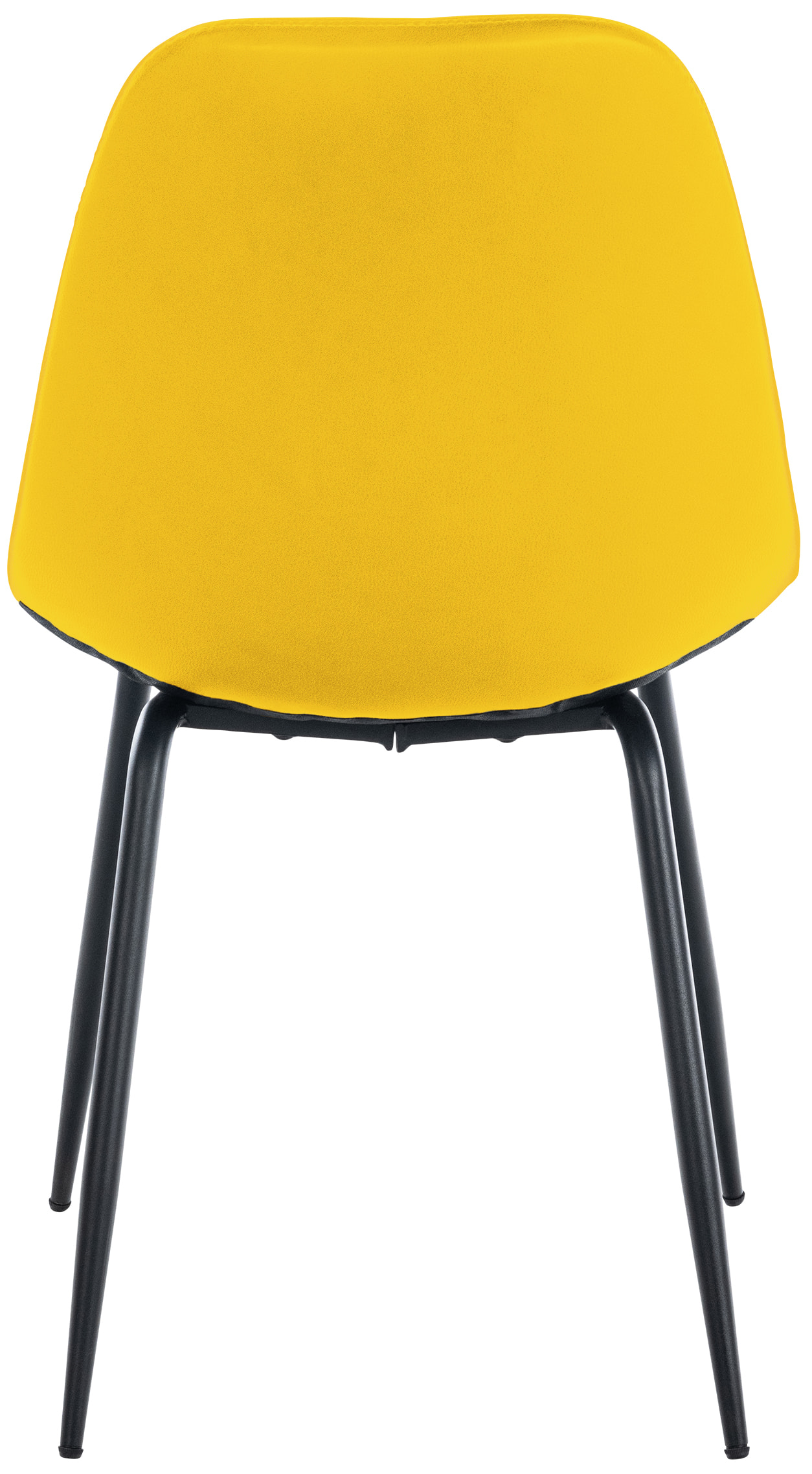 2er Set Stuhl Tom gelb Kunstleder