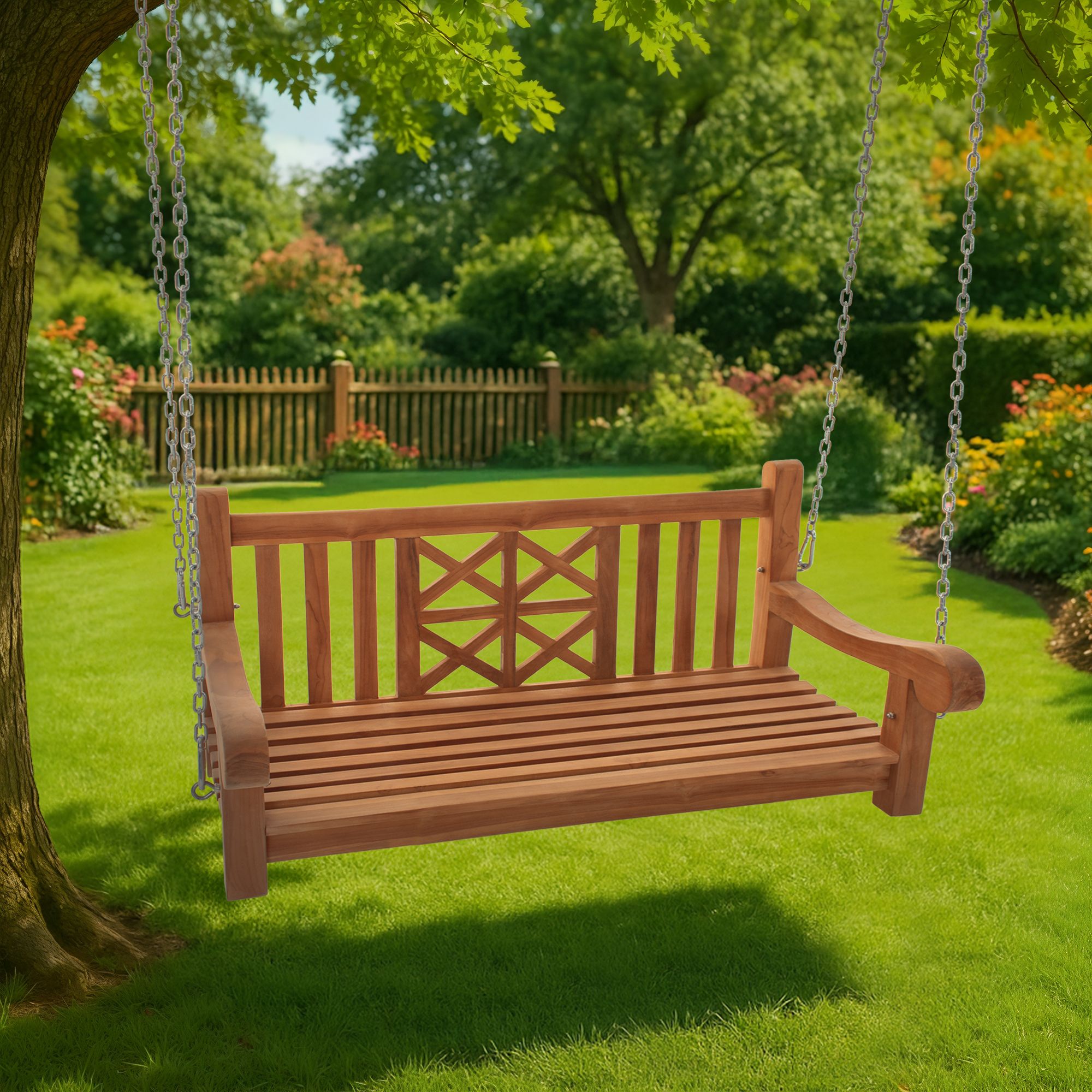 Schaukelbank Farm teak 120 cm