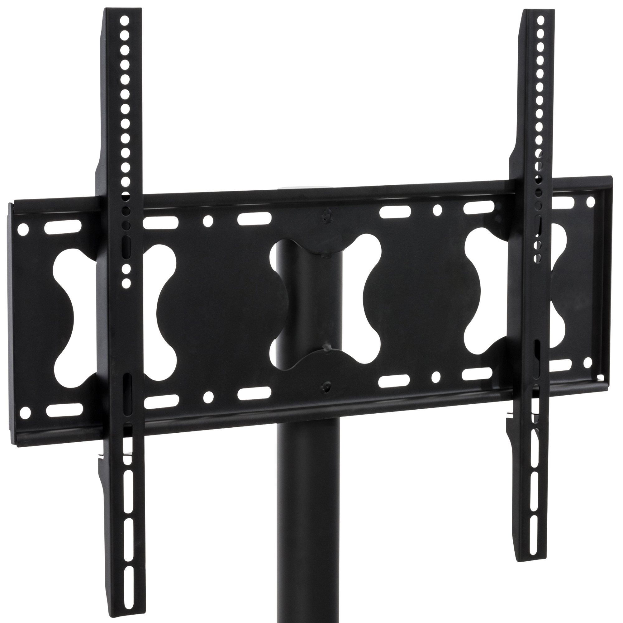 TV Standfuß schwarz-matt rund
