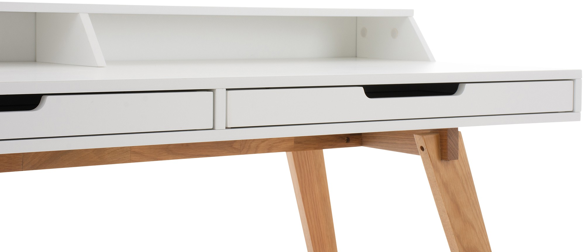 Schreibtisch Eaton 110 cm weiß 140 cm