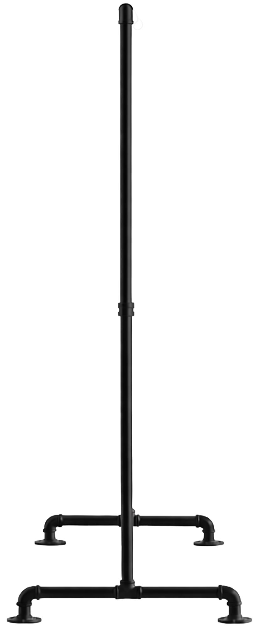 Kleiderständer Jersey schwarz 150 cm