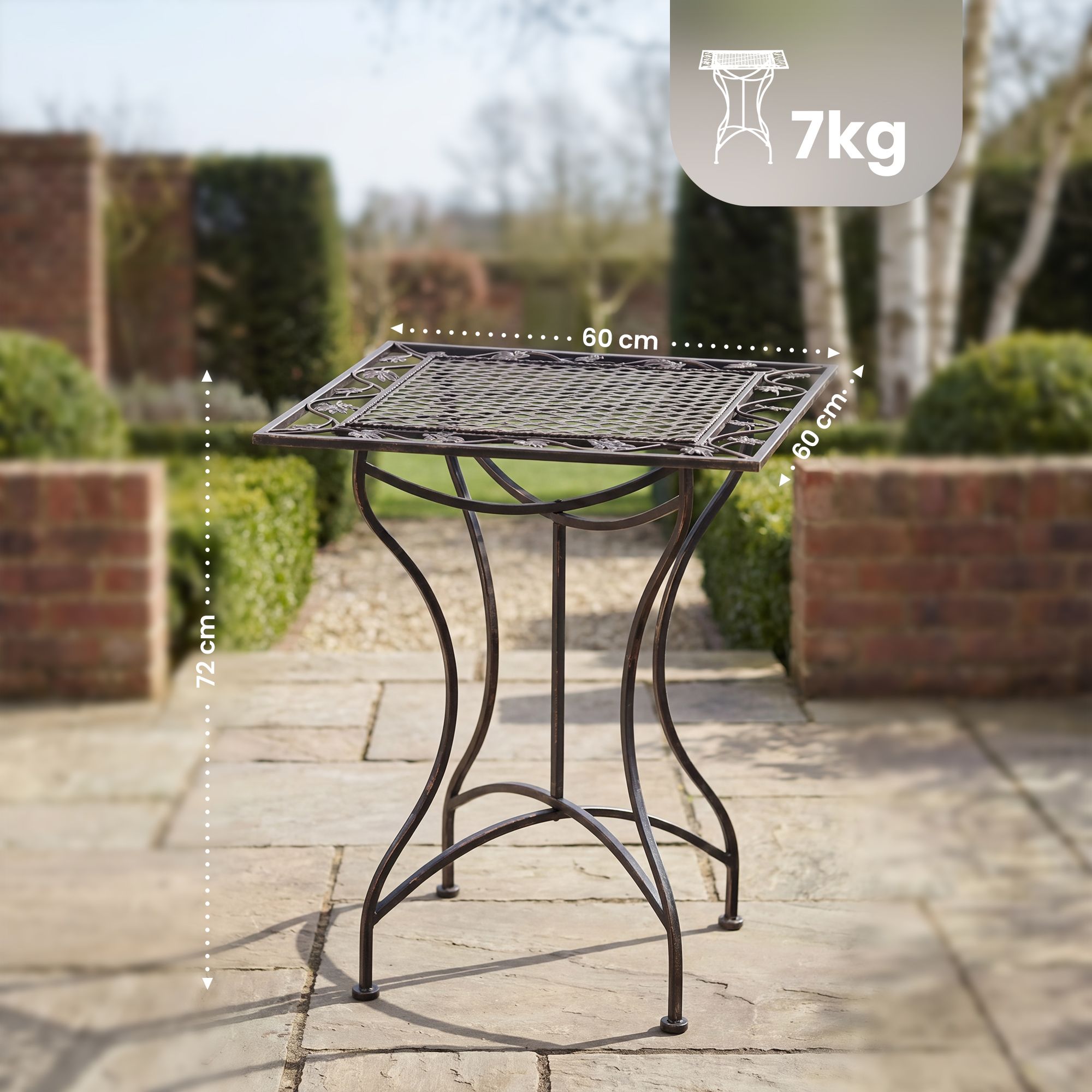 Gartentisch Asina bronze