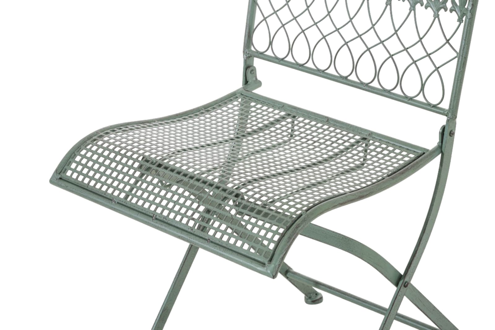 2er Set Gartenstühle Kiran antik-grün