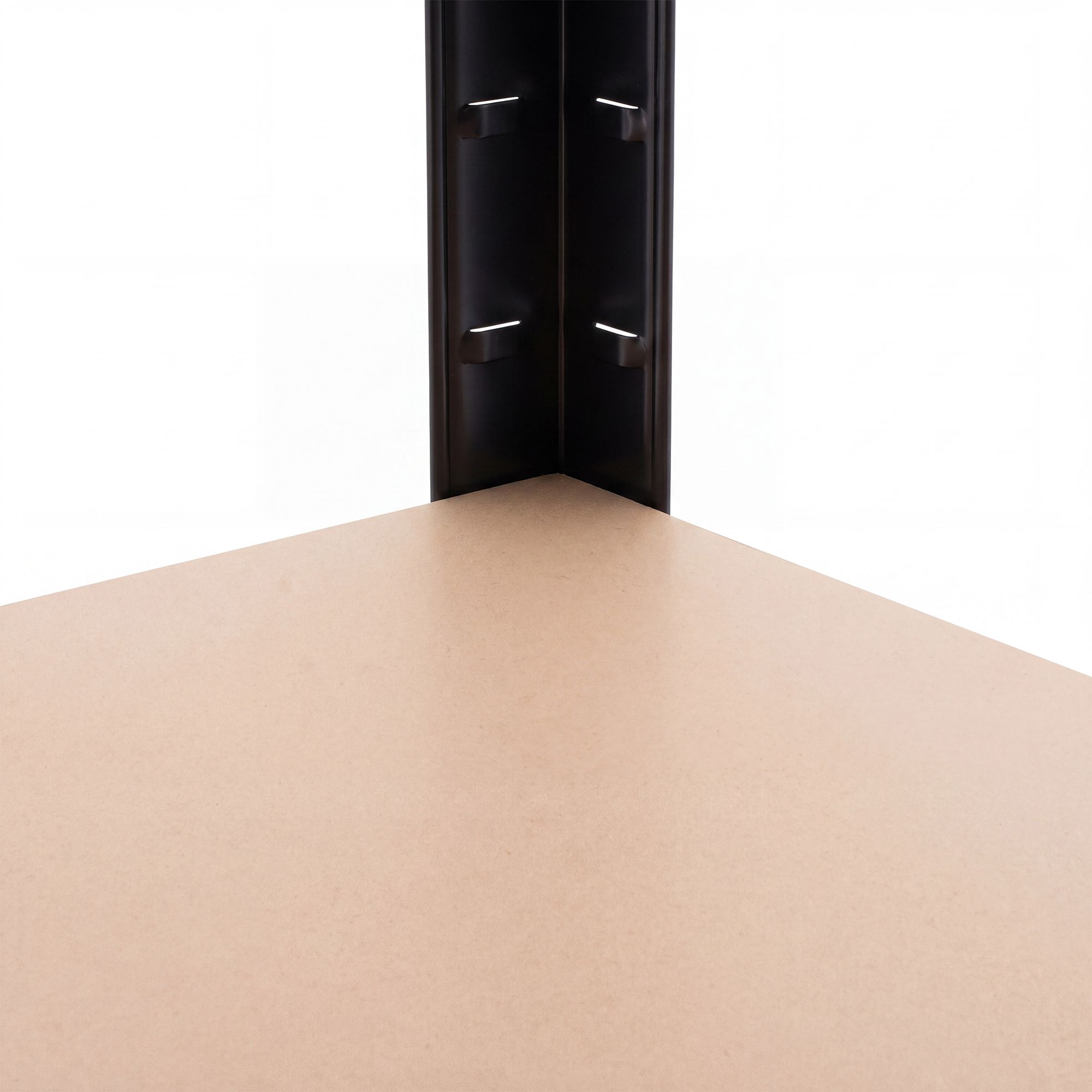 Schwerlastregal 160 x 60 x 180 cm schwarz
