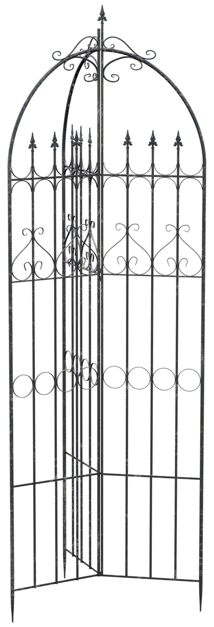 Rankgitter Flowton bronze