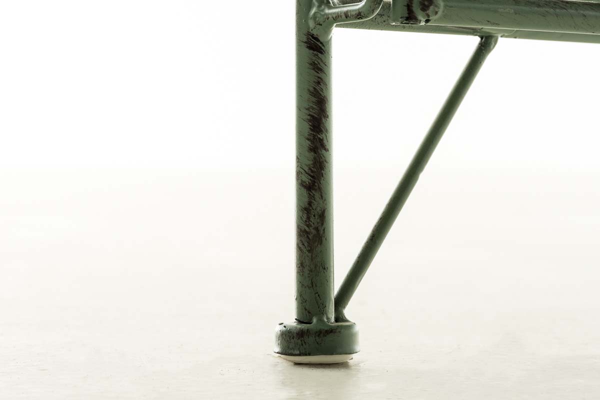 Standregal Mia aus Eisen 153 x 62 cm antik-grün
