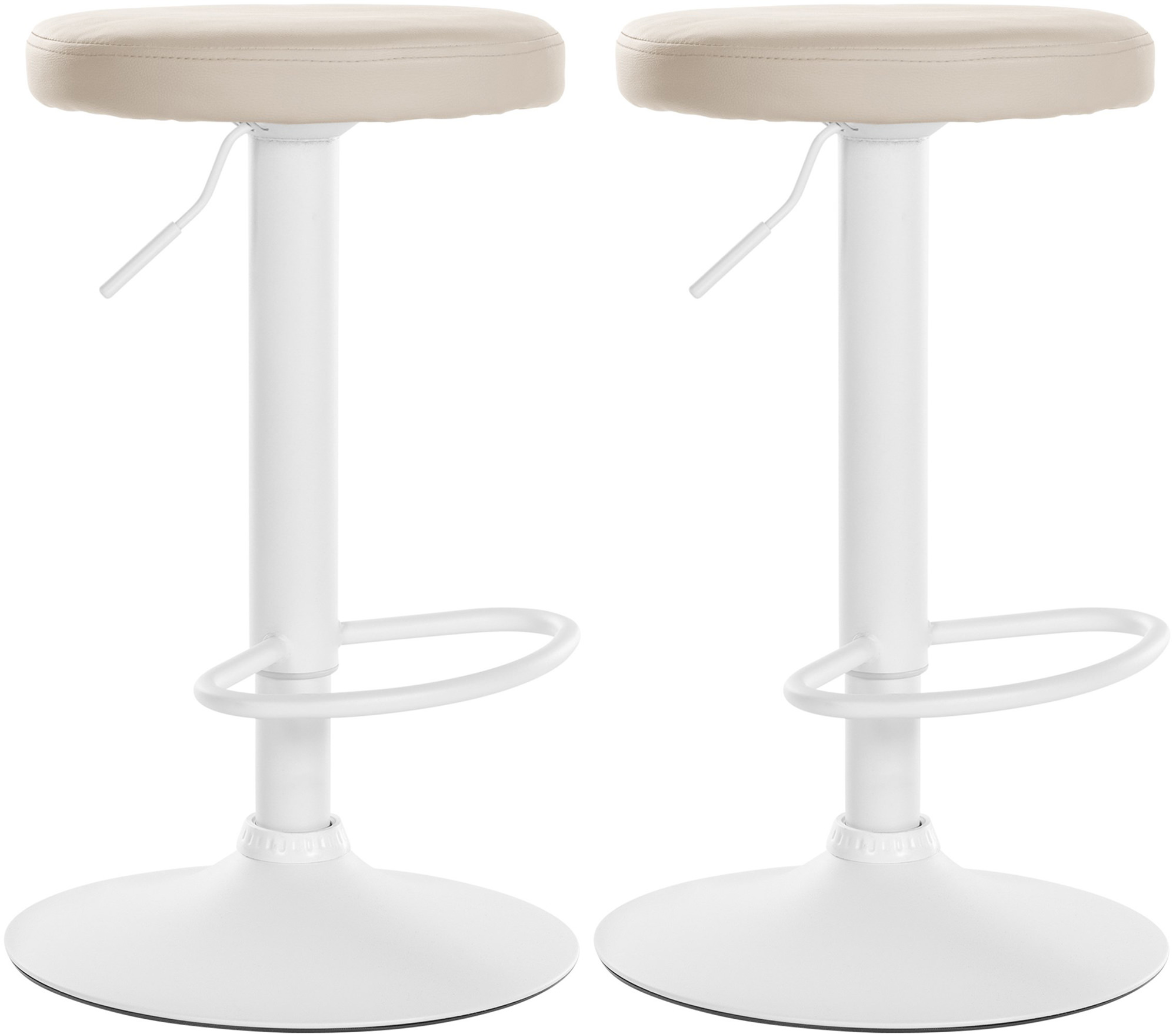 2er Set Barhocker Ponte Kunstleder