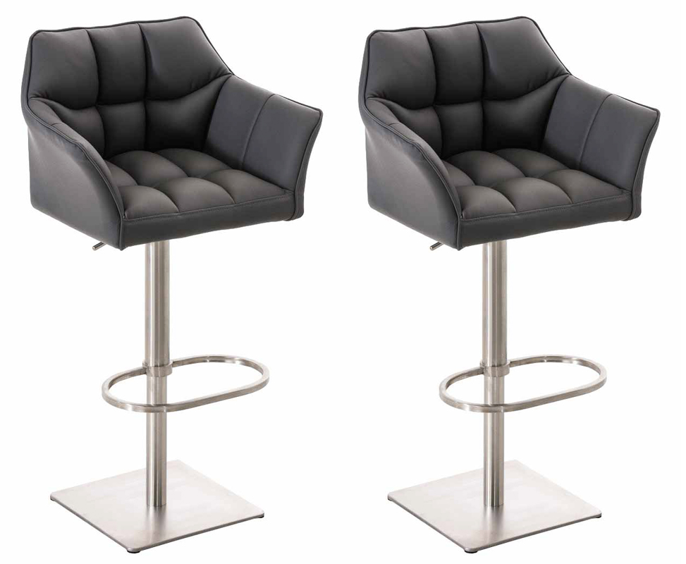 2er Set Barhocker Damaso Kunstleder