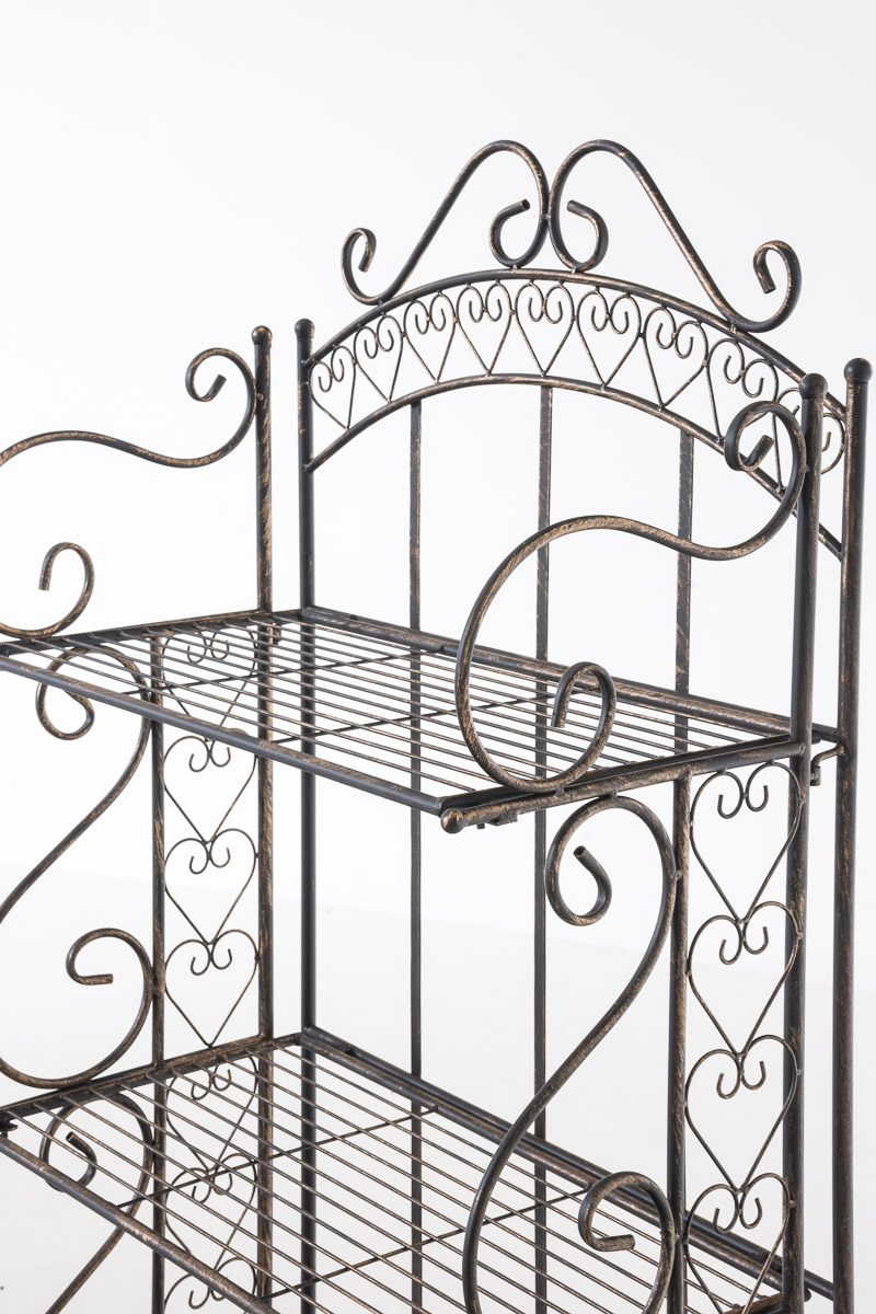 Standregal Antje aus Eisen bronze