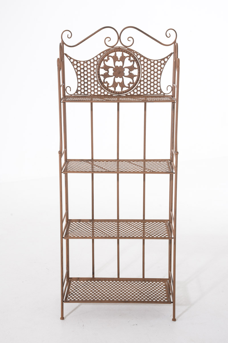Standregal Anika aus Eisen antik braun