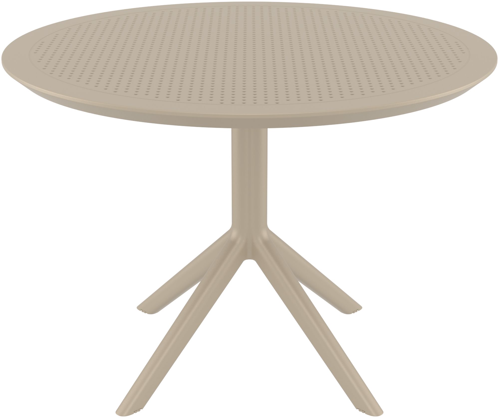 Tisch Sky 105 cm taupe