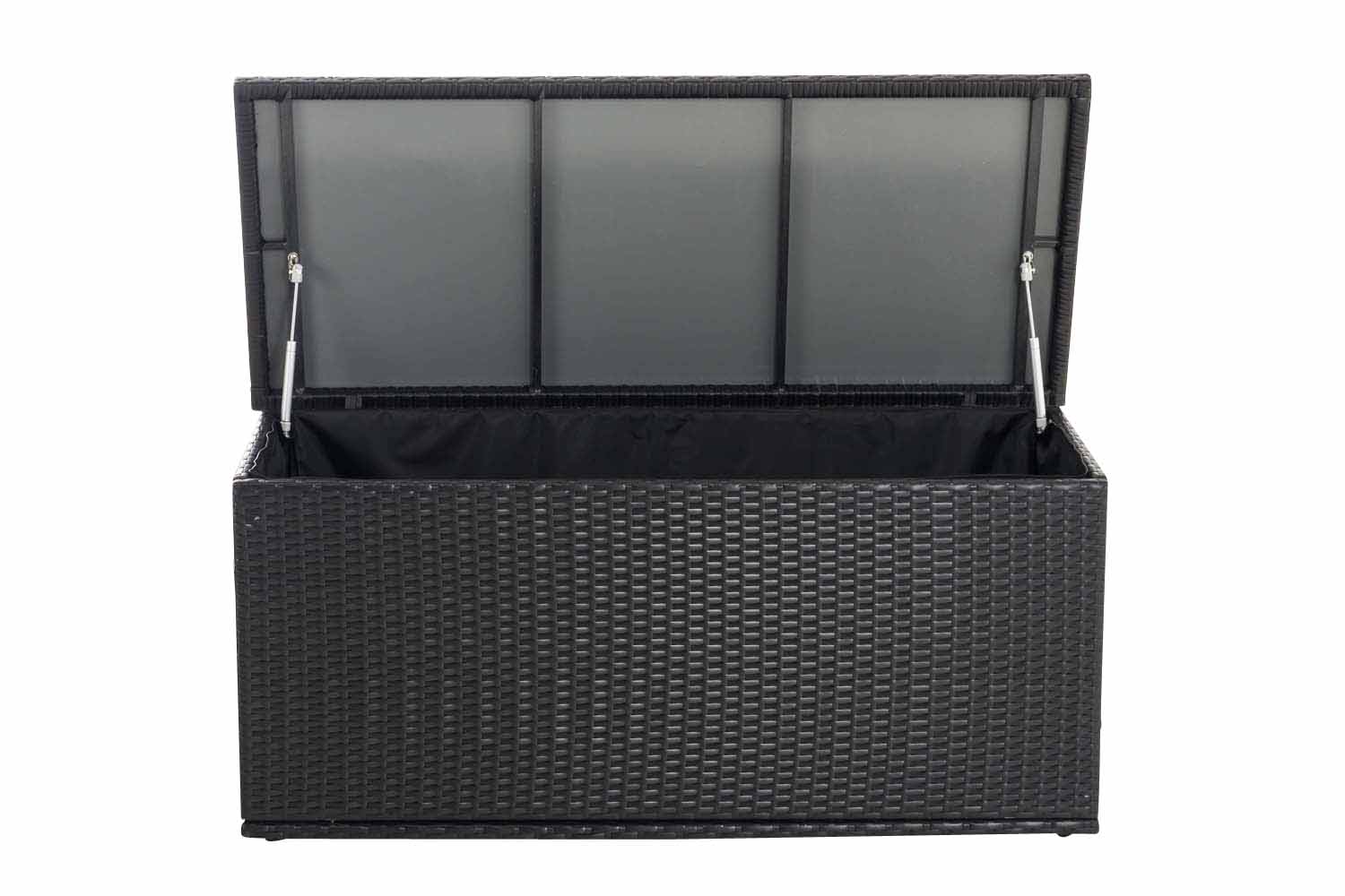 Polyrattan Auflagenbox Comfy schwarz 150 cm