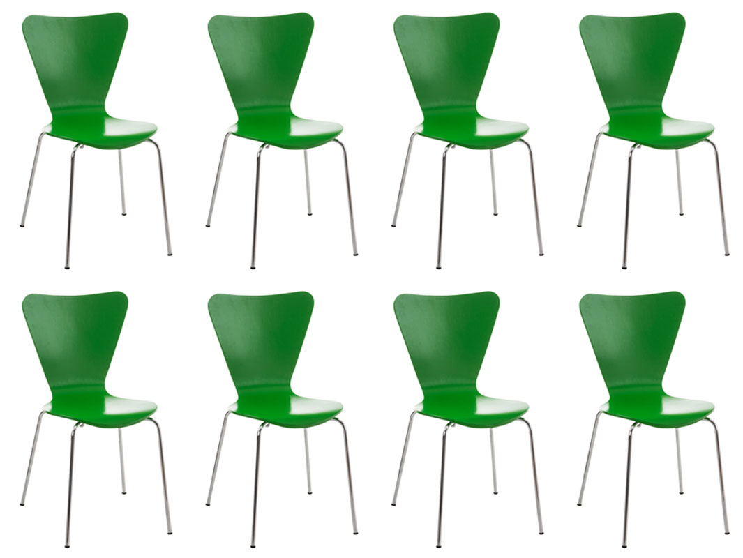 8x Konferenzstuhl Calisto grün