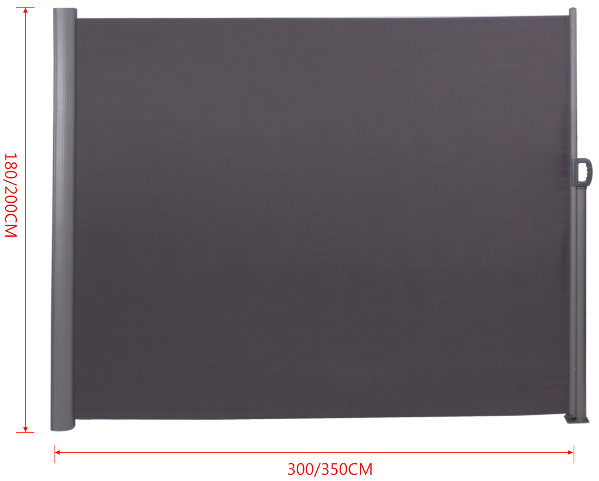 Sichtschutz Lovington anthrazit 180x300 cm