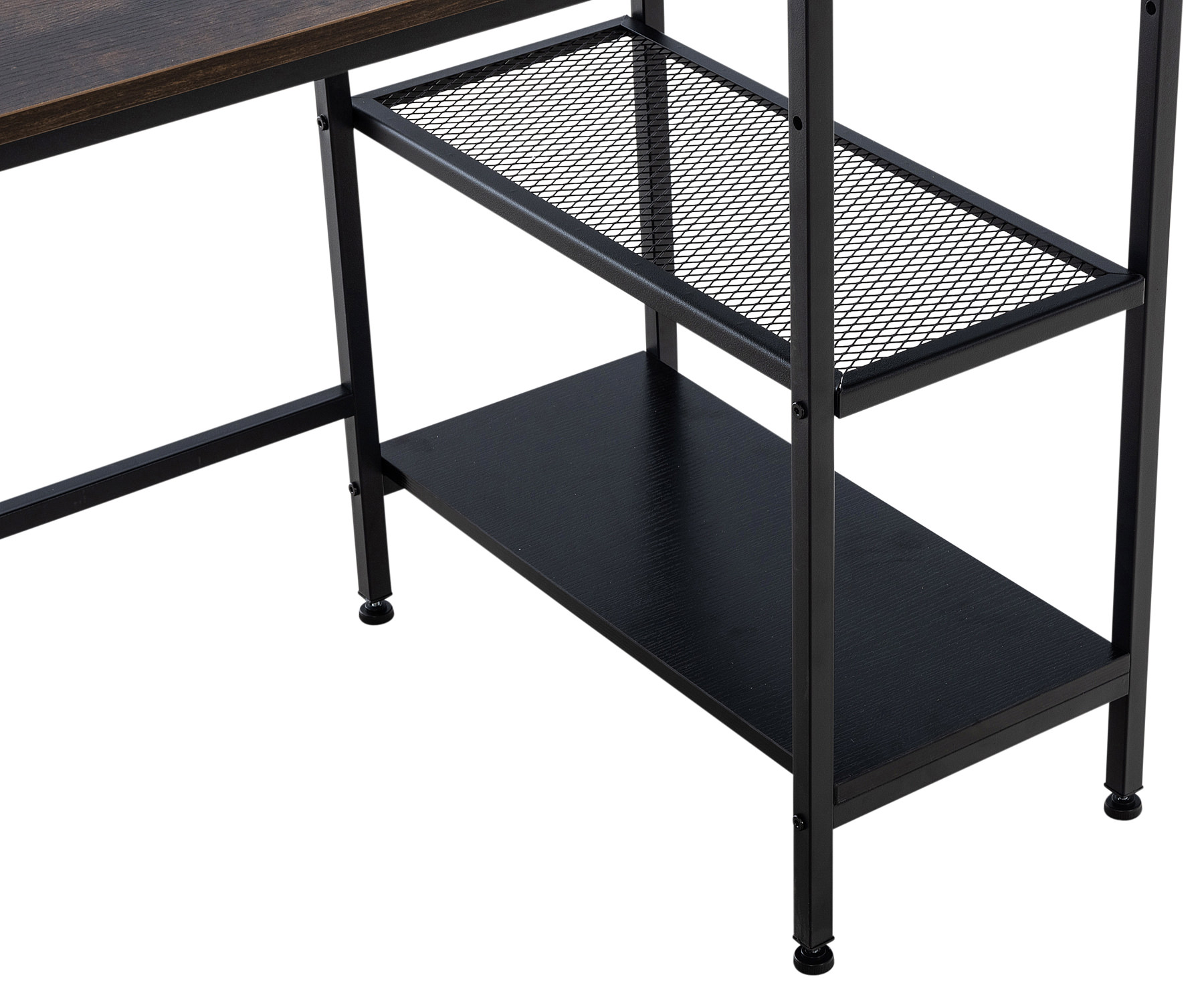 Schreibtisch Oviedo schwarz/braun