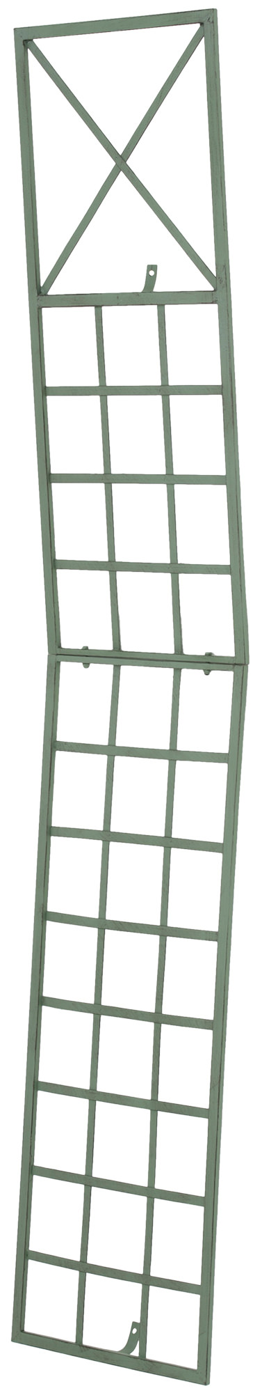 2er Set Rankgitter Trigo antik-grün