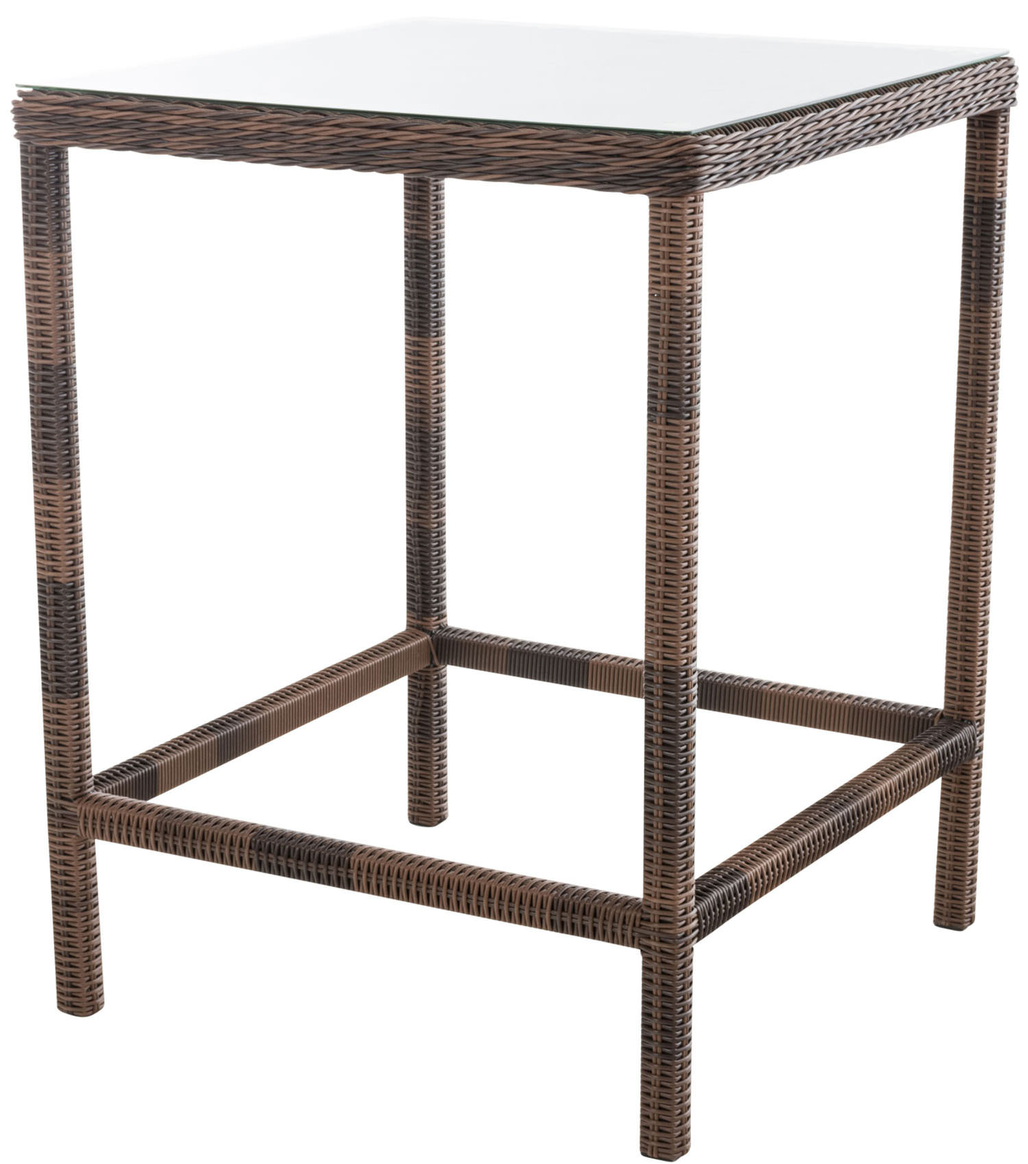 Polyrattan Tisch Alia 5mm braun-meliert