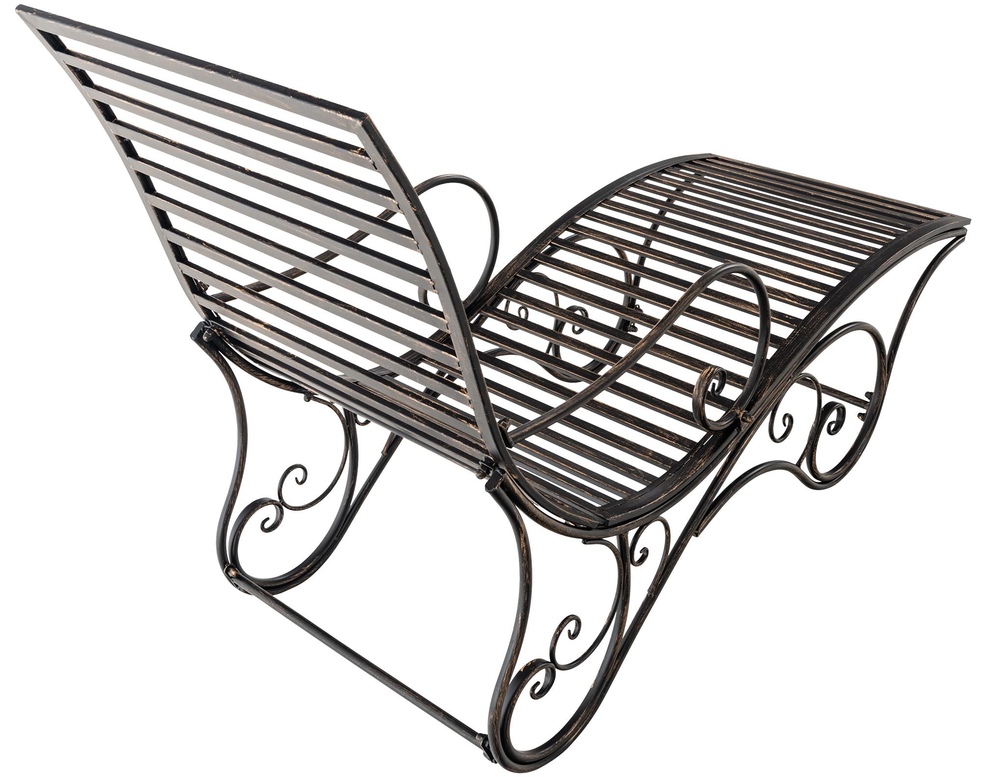 Gartenliege Amiens bronze