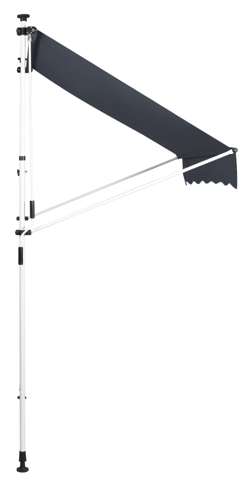 Klemm-Markise Westerly anthrazit 250x120 cm