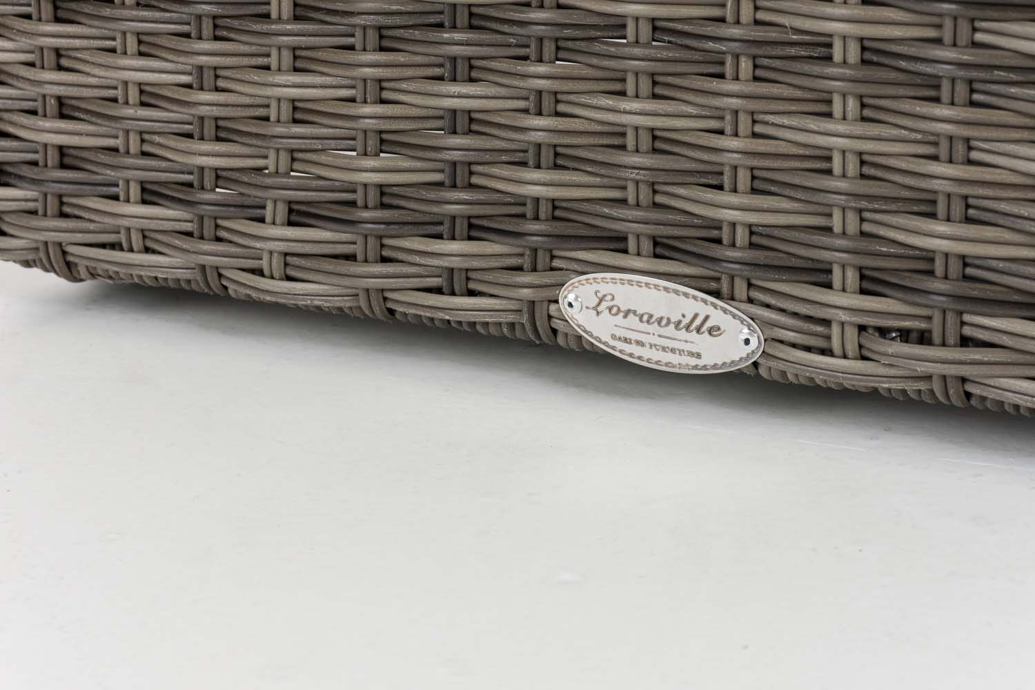 Polyrattan Ecksofa-Garnitur Genero 5mm