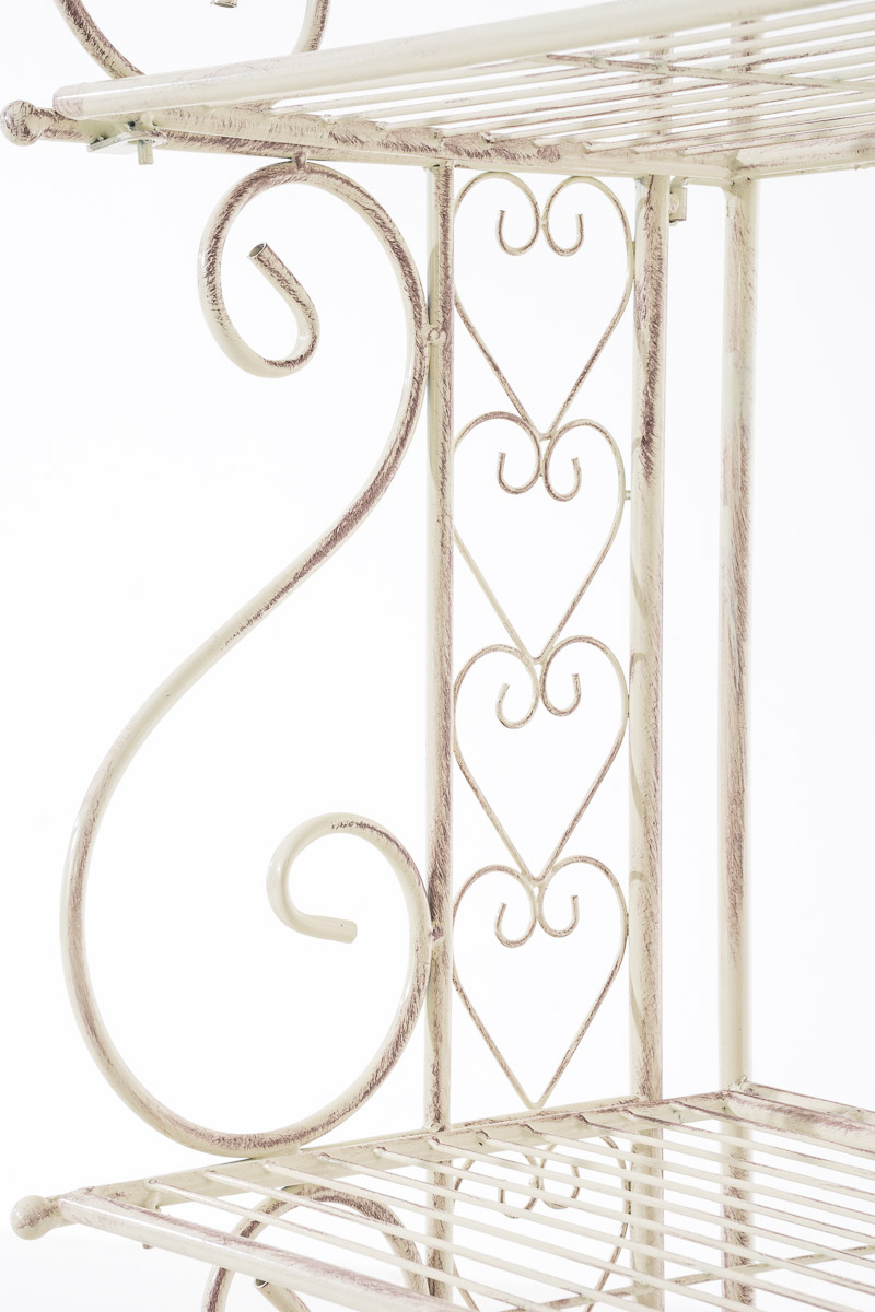 Standregal Antje aus Eisen antik-creme