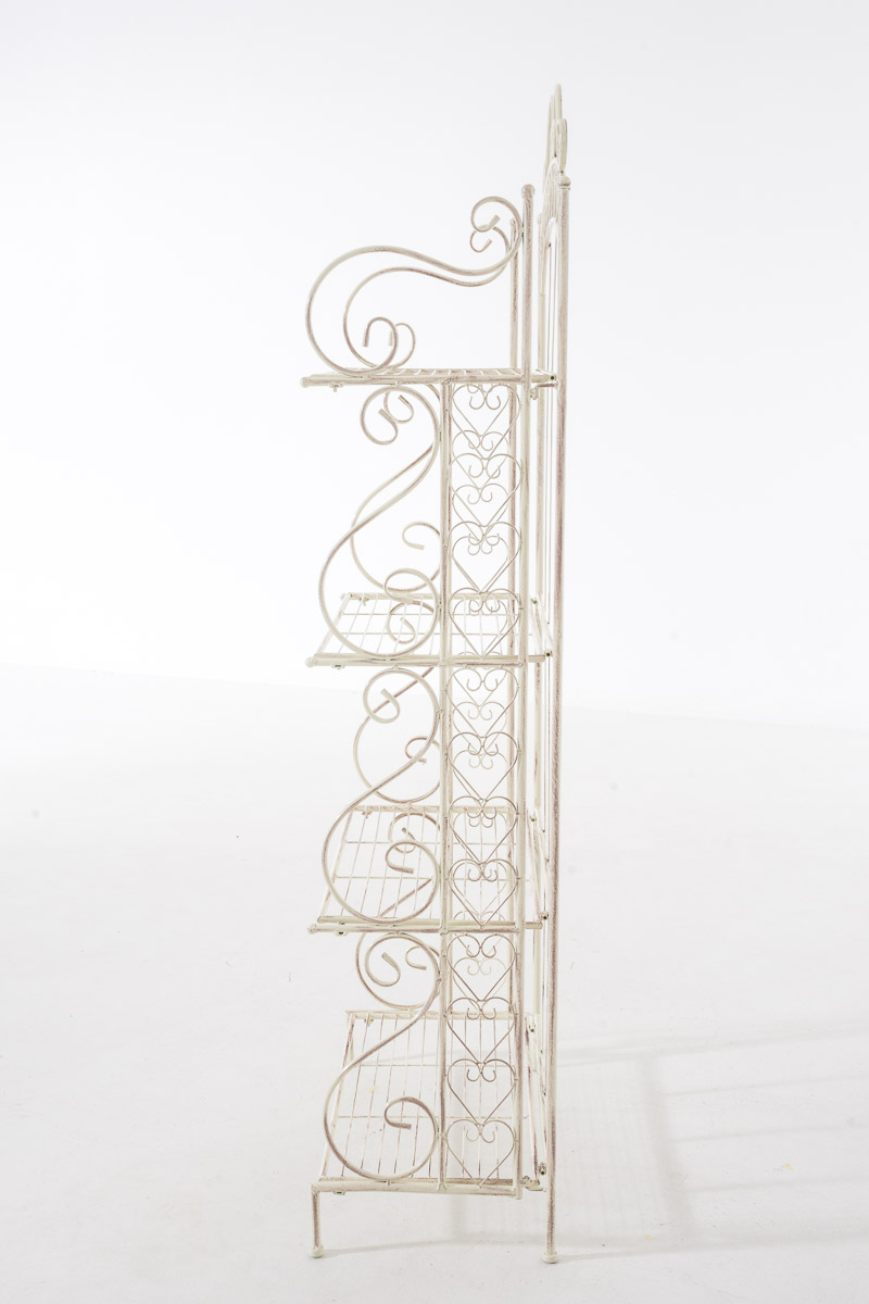 Standregal Antje aus Eisen antik-creme