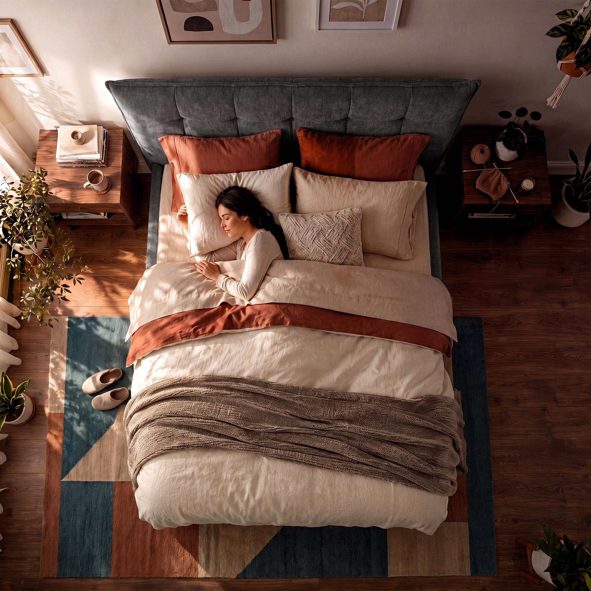 Bett Mirka 160 x 200 cm dunkelgrau