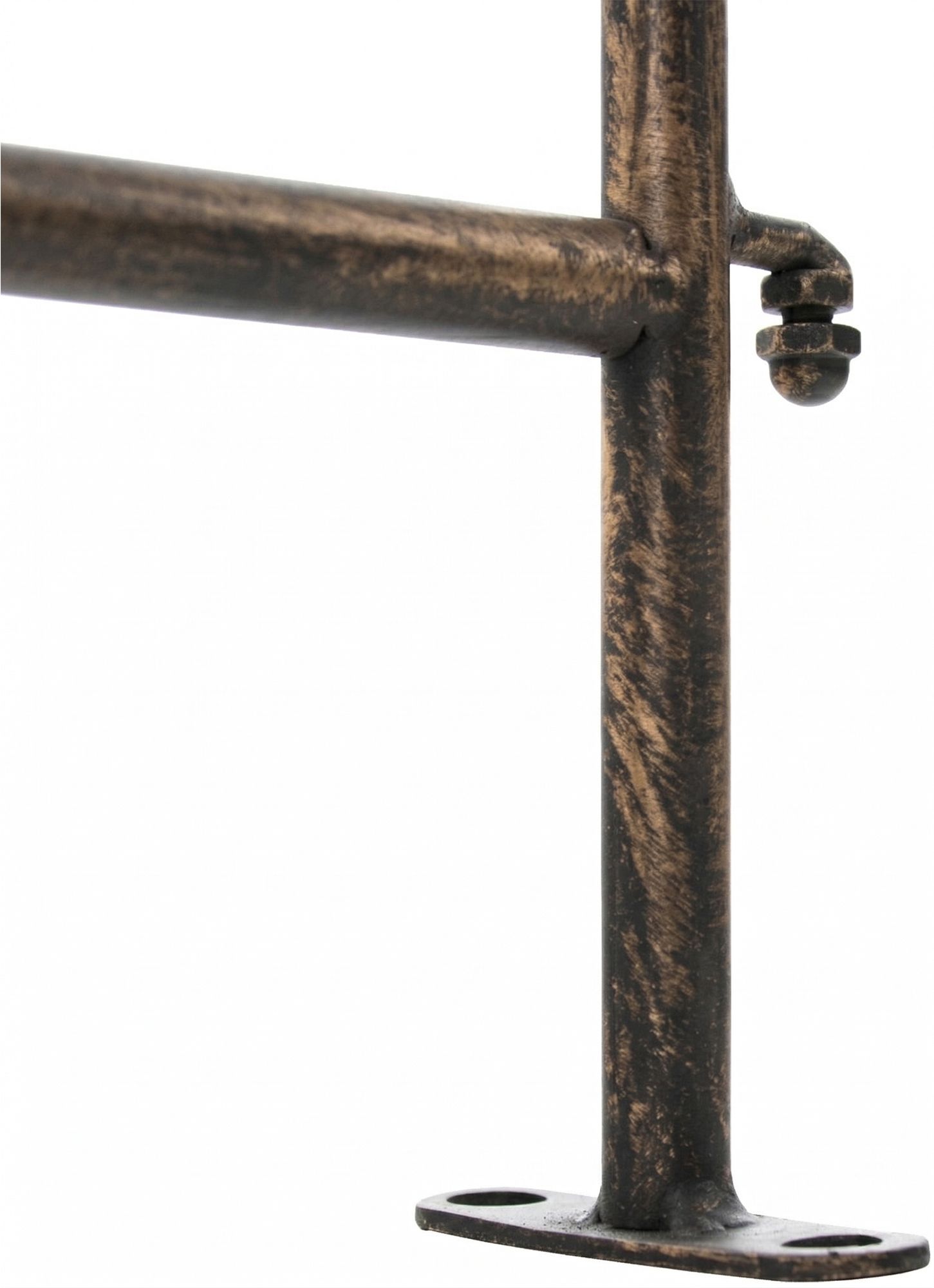 4er Set Gartenzäune Mangold bronze
