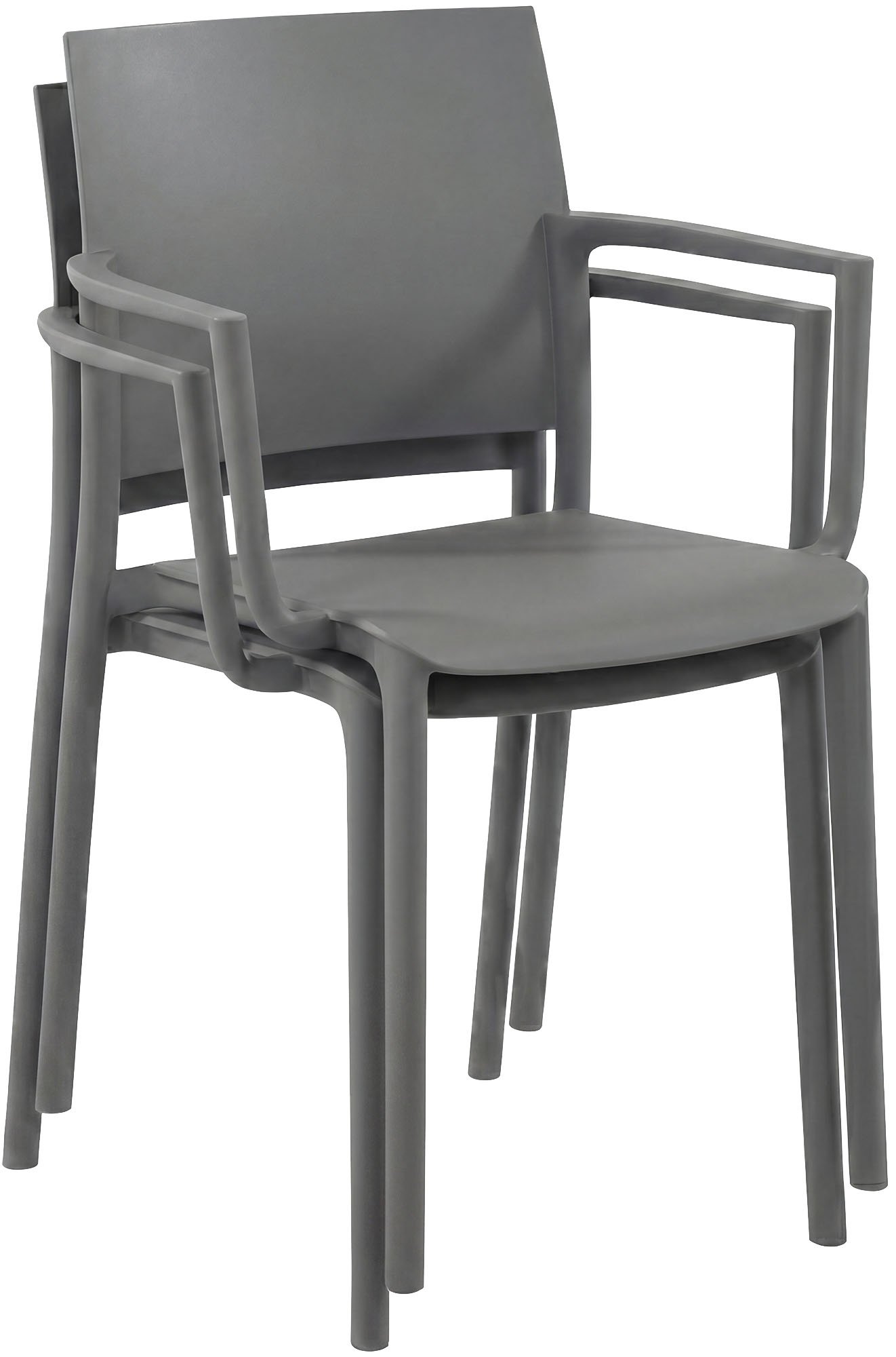 Gartenmöbel-Set Pula dunkelgrau