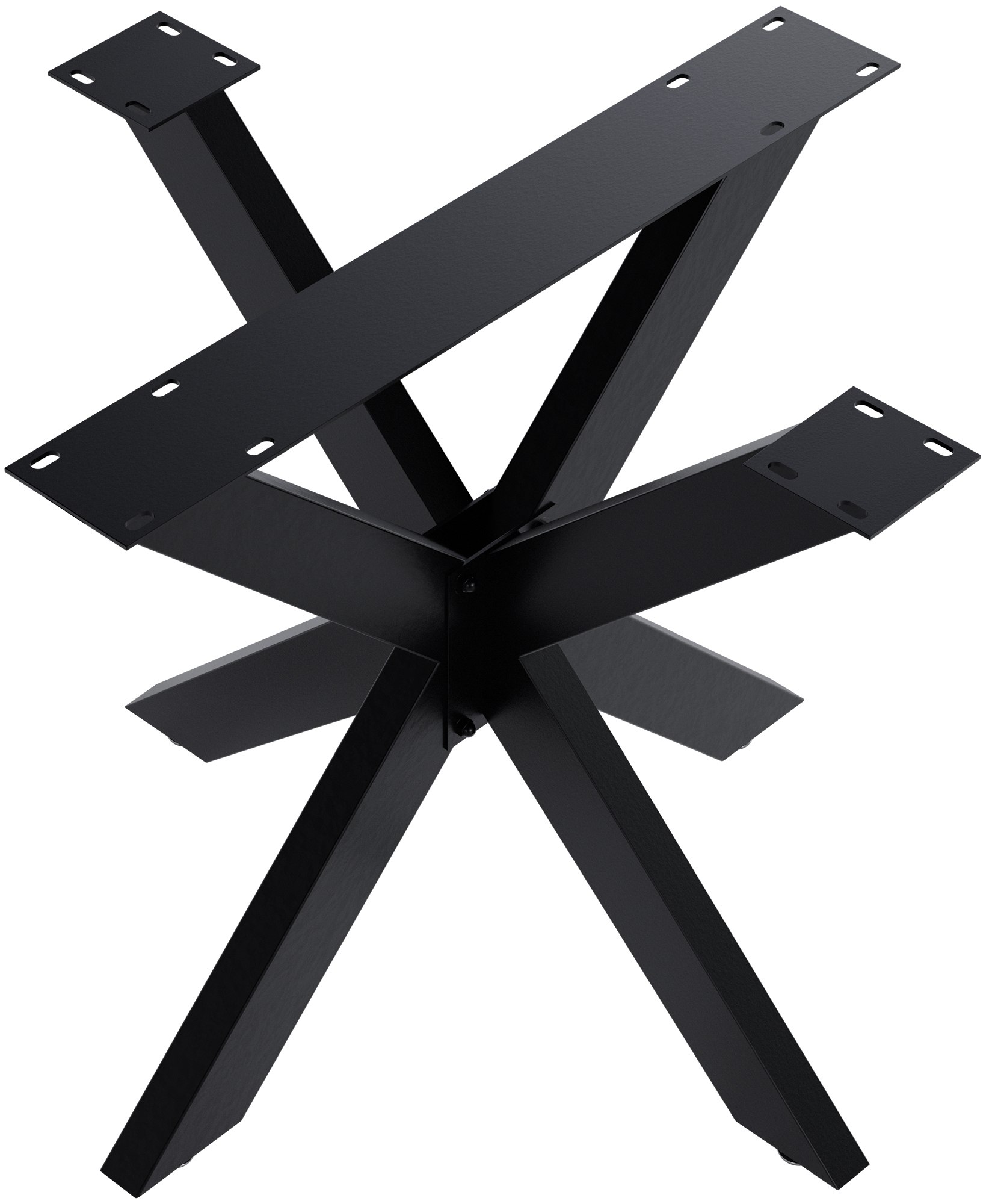 Tischbeine Hardwick schwarz 85x85x71 cm