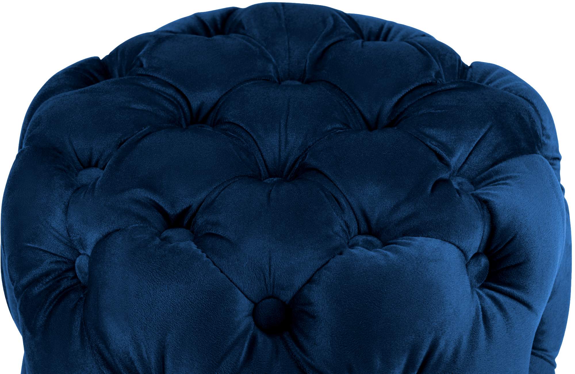 Sitzhocker Drancy Samt blau M