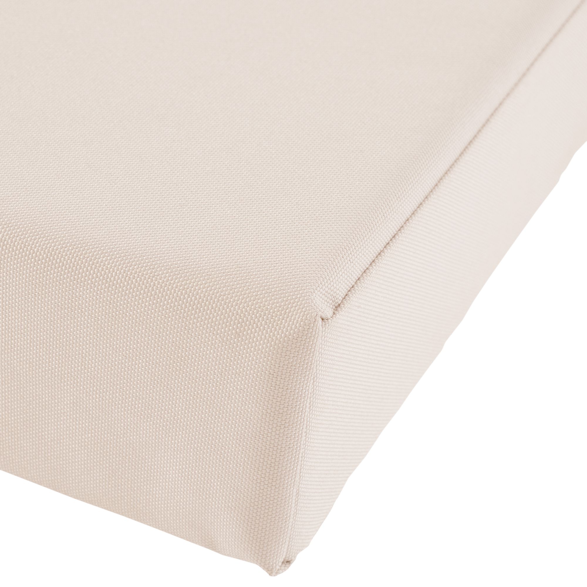 Gartenbank Teakholz Daxon mit Sitzkissen creme 240 cm
