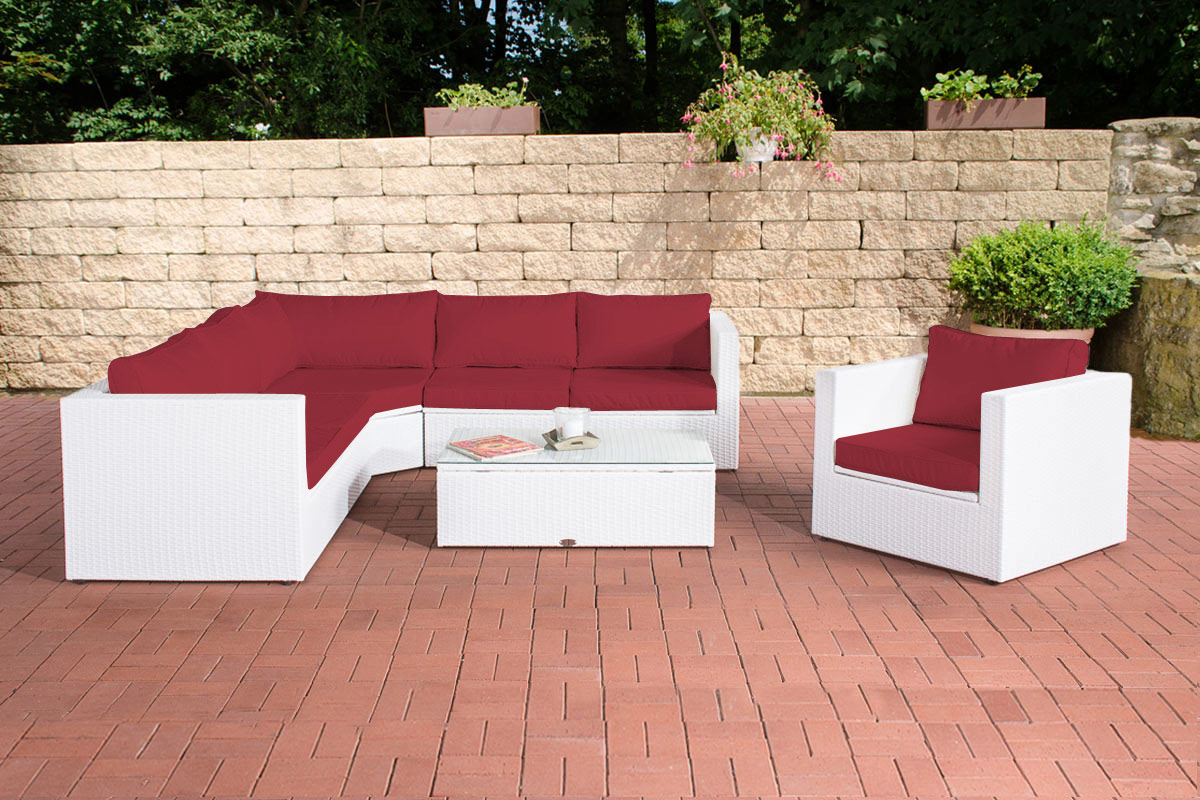 13er Kissenbezüge Set Tibera rubinrot