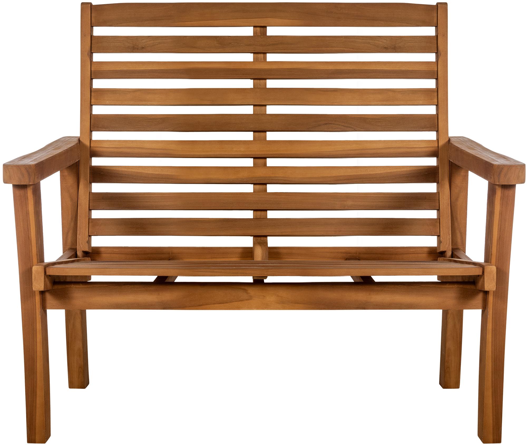 Teakbank Nicosia mit Liegefunktion teak 120 cm