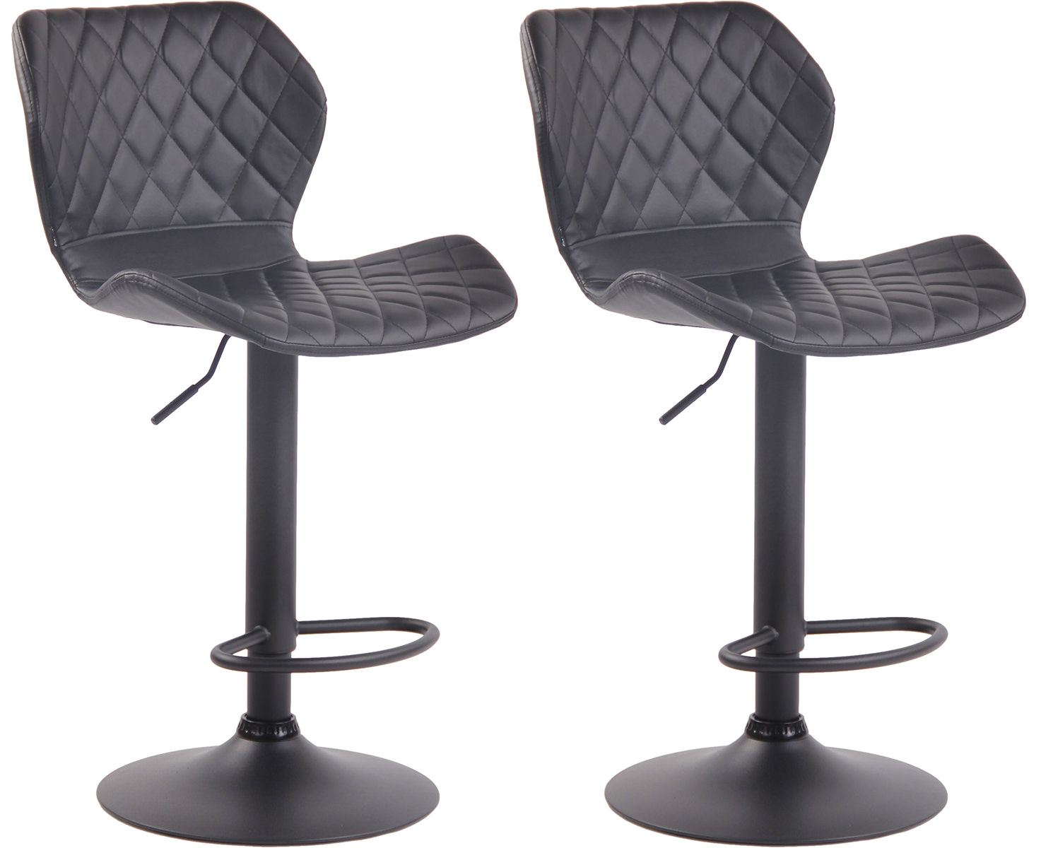 2er Set Barhocker Cork Kunstleder