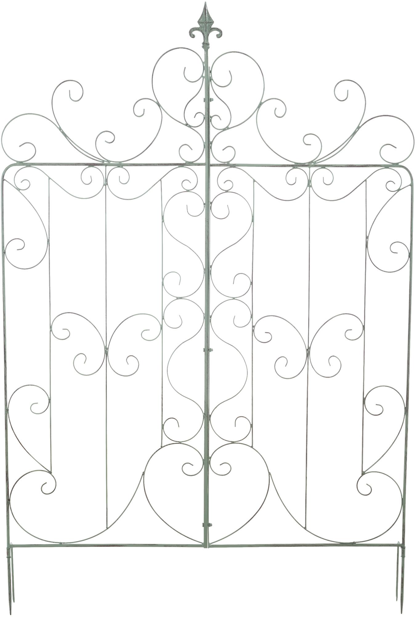 Rankgitter Mandevilla 133 x 99 cm antik-grün