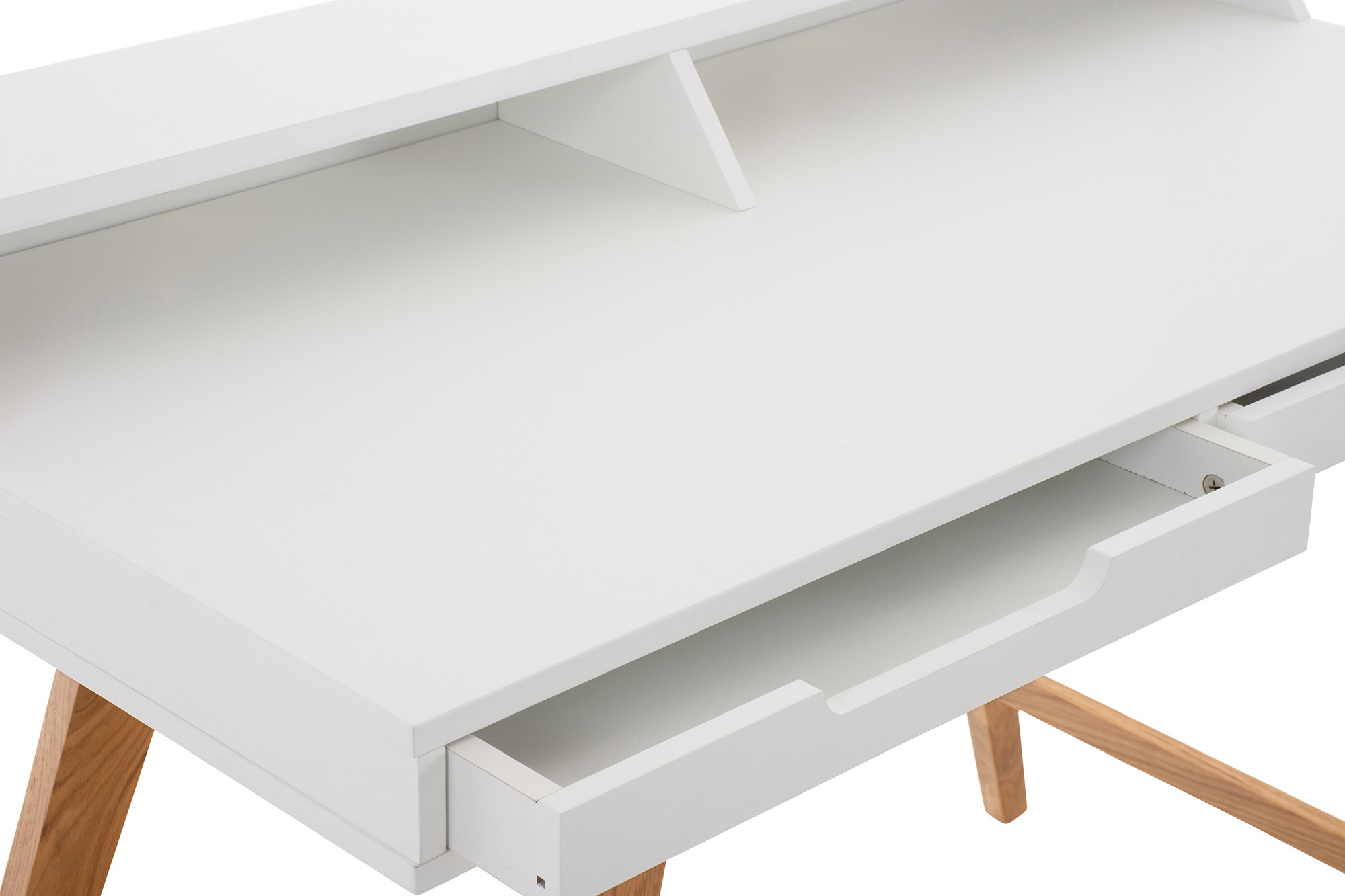 Schreibtisch Eaton 110 cm weiß 110 cm