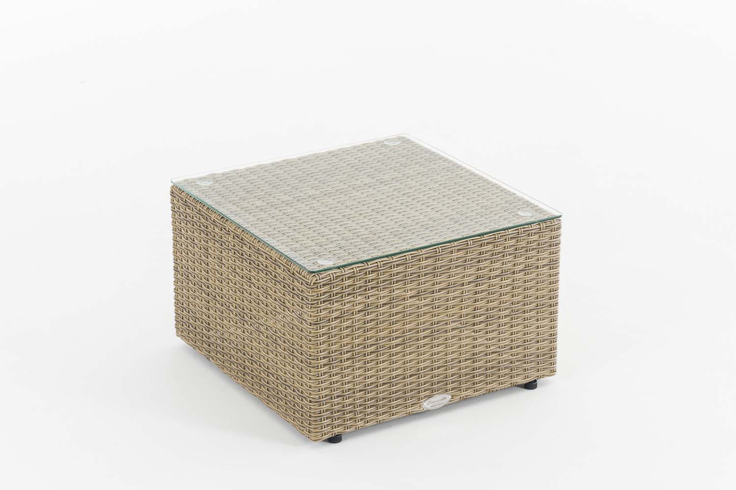 Polyrattan Ecksofa-Garnitur Genero 5mm natura eisengrau