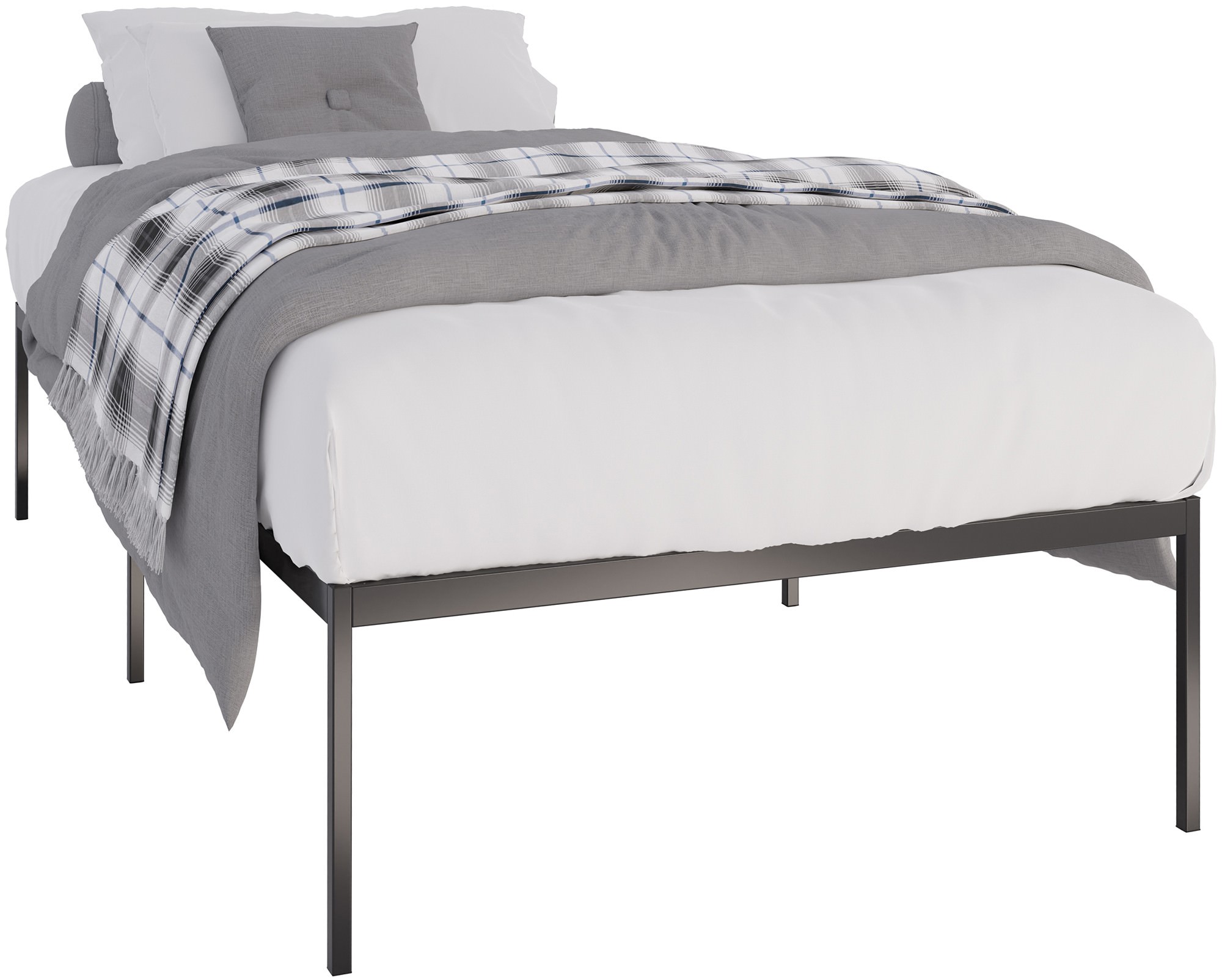 Metallbett Fargo schwarz 200x100x42 cm
