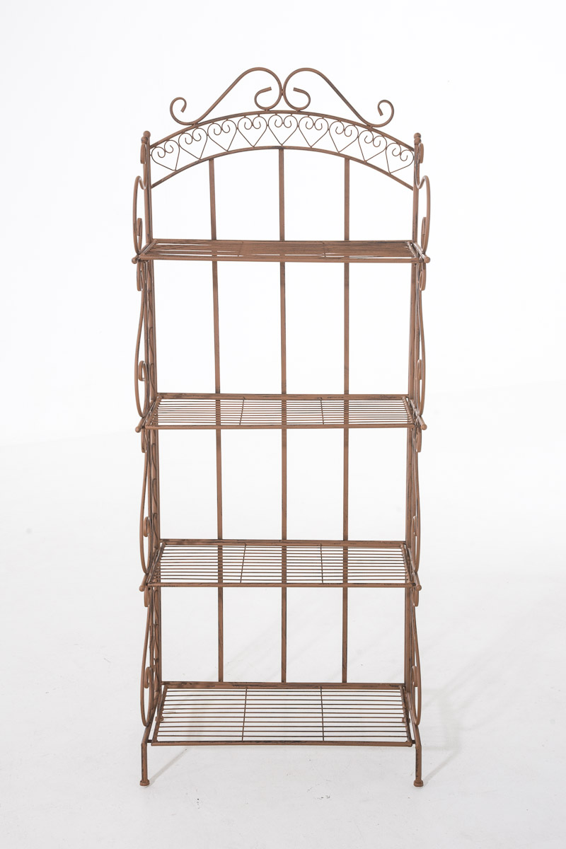 Standregal Antje aus Eisen antik braun